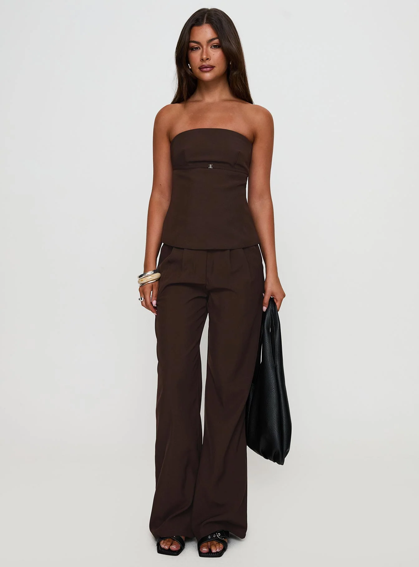 Irresistible Strapless Top Chocolate