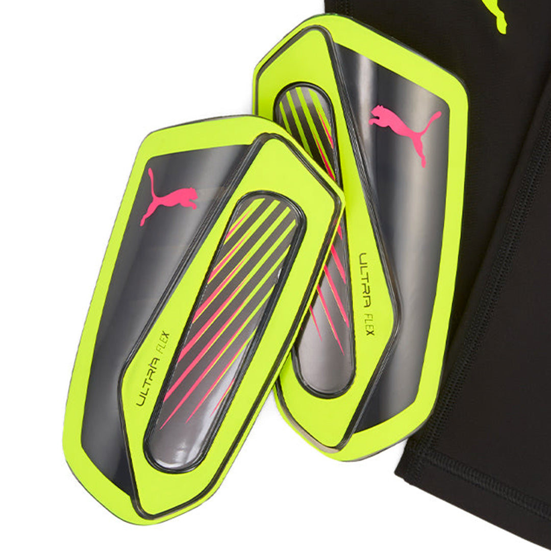 PUMA Ultra Flex Sleeve Men Shinguard Yellow 030987 02