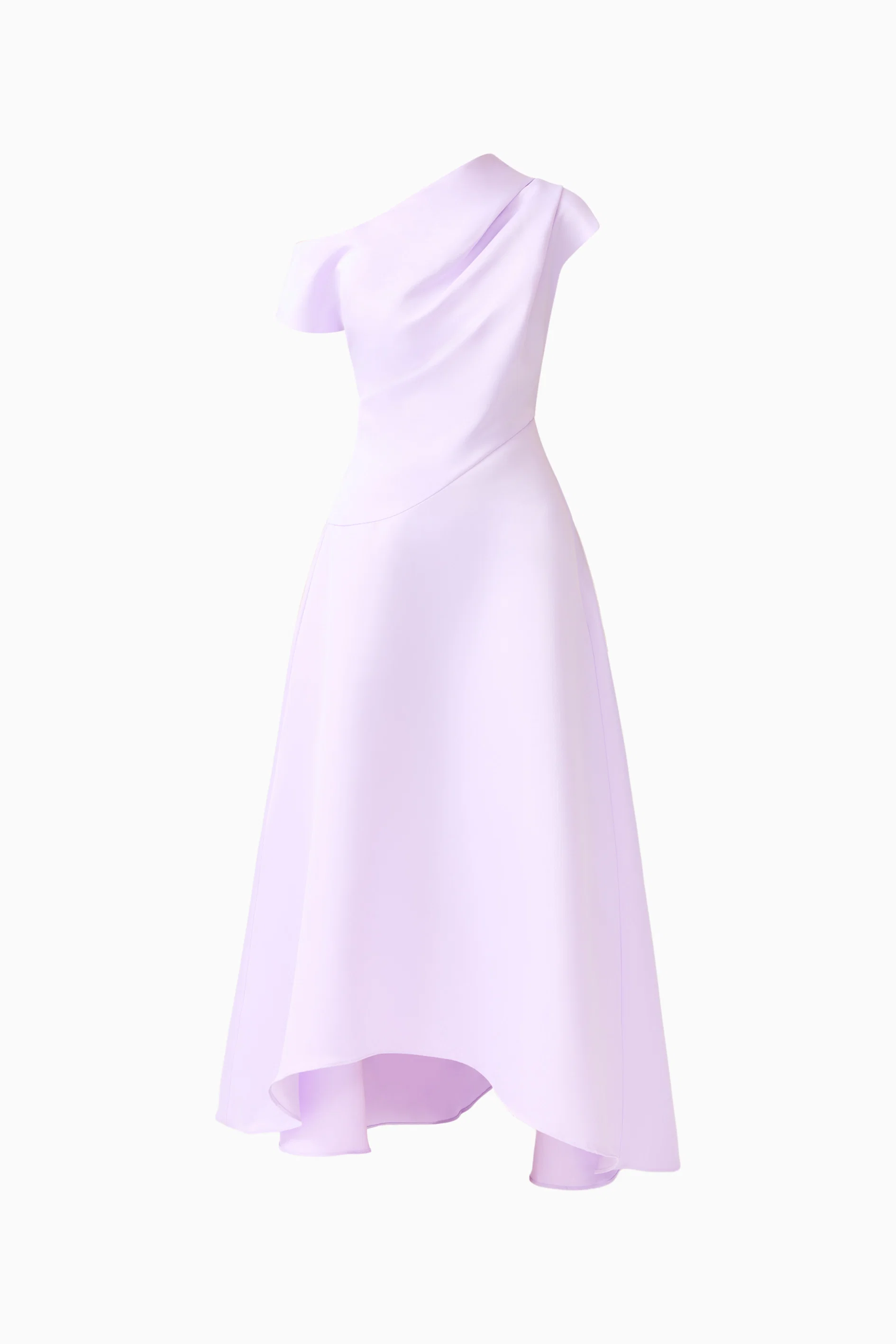 Marissa One Shoulder Gown in Purple