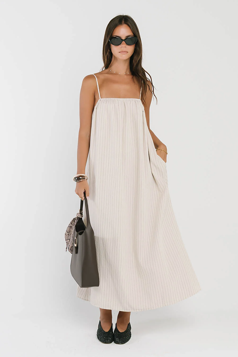 Lorraine Linen Maxi Dress
