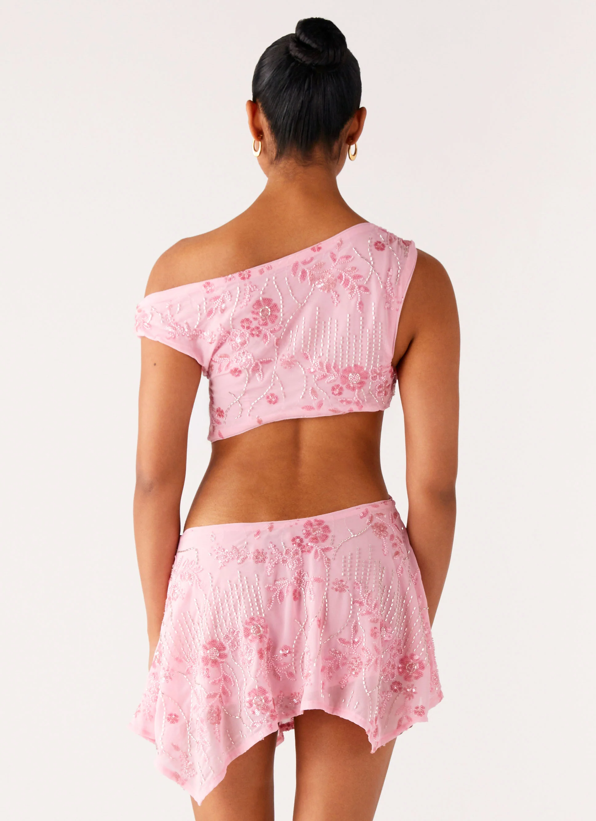 Aletta Sequin Mini Dress - Pink