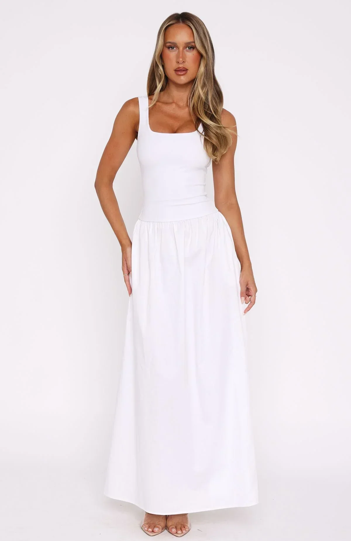 Summer Delight Maxi Dress White - luluinthesky
