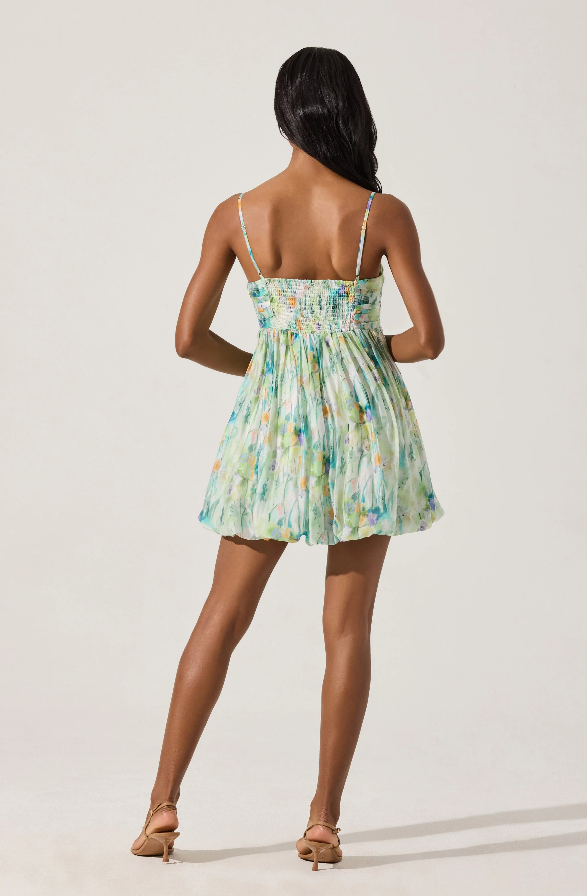 Bubble Floral Mini Dress
