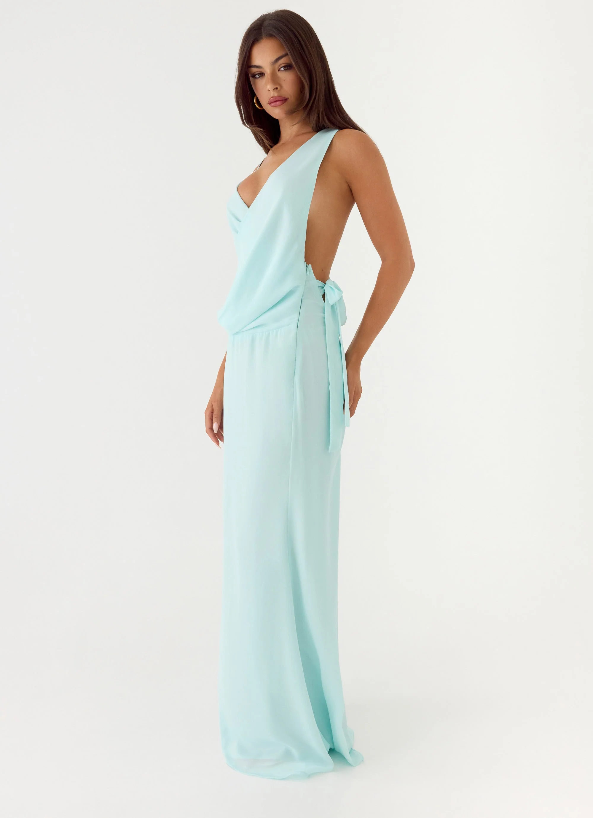 Analia Maxi Dress - Aqua