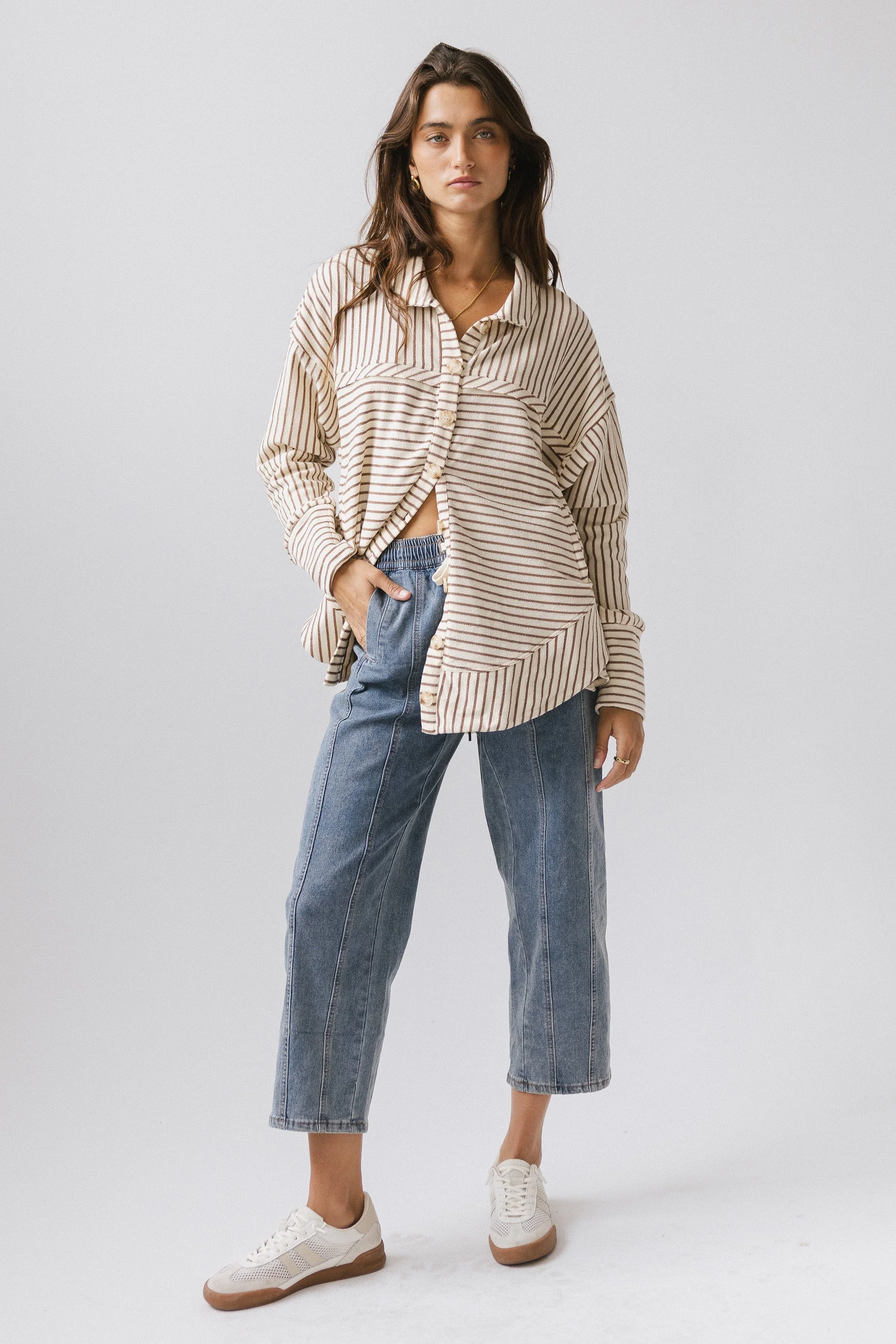 Ares Striped Button Up