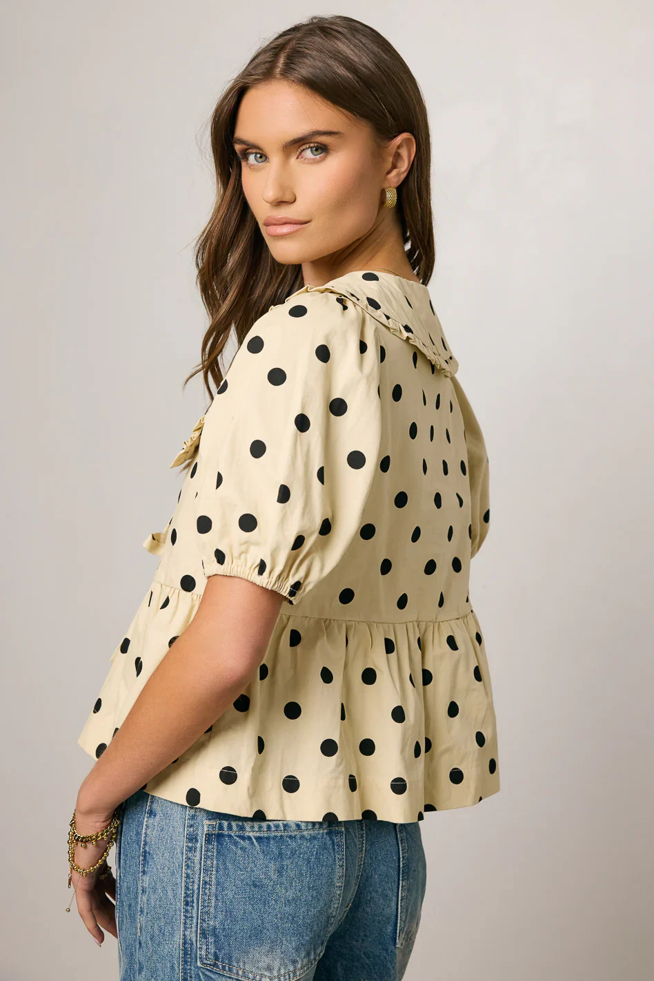Ronie Peplum Top
