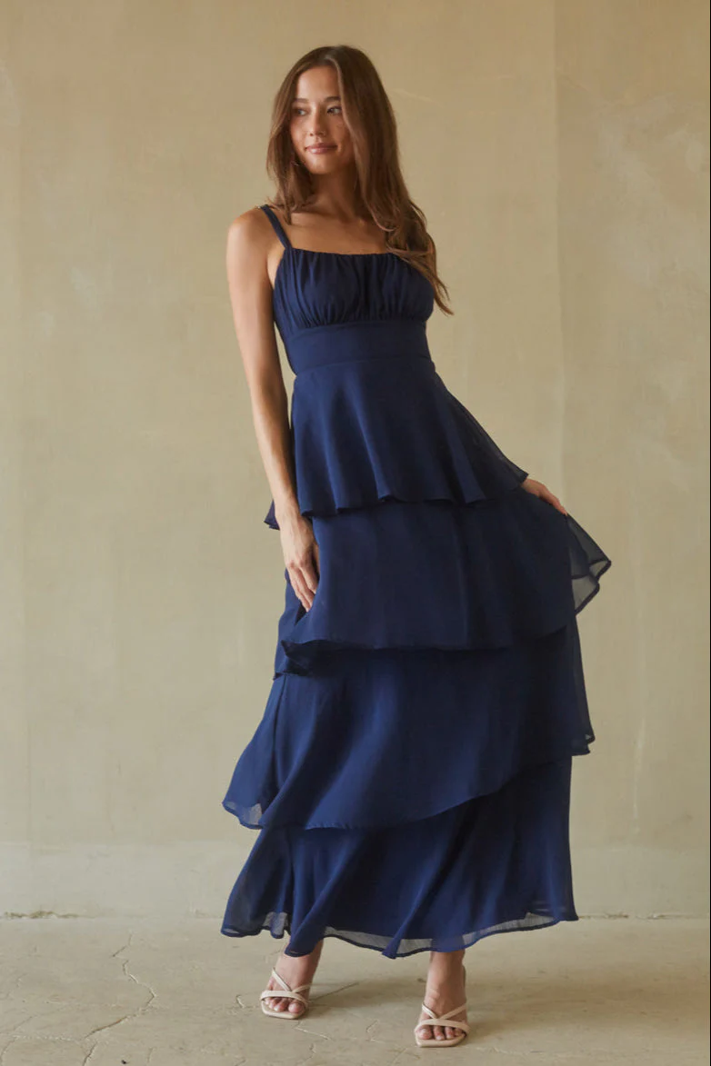 Clarke Ruffled Maxi Dress - luluinthesky