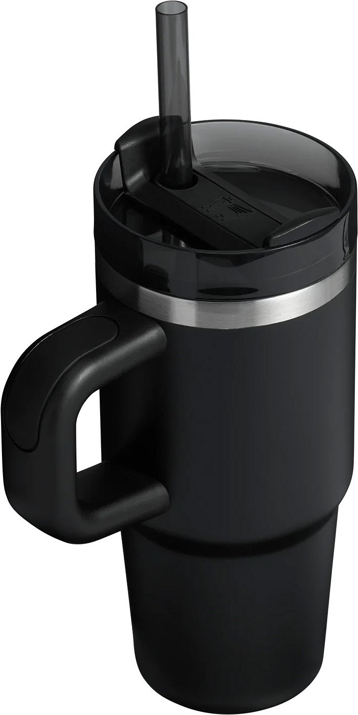 Stanley 20 oz. Quencher H2.0 FlowState Tumbler with Handle - Black 2