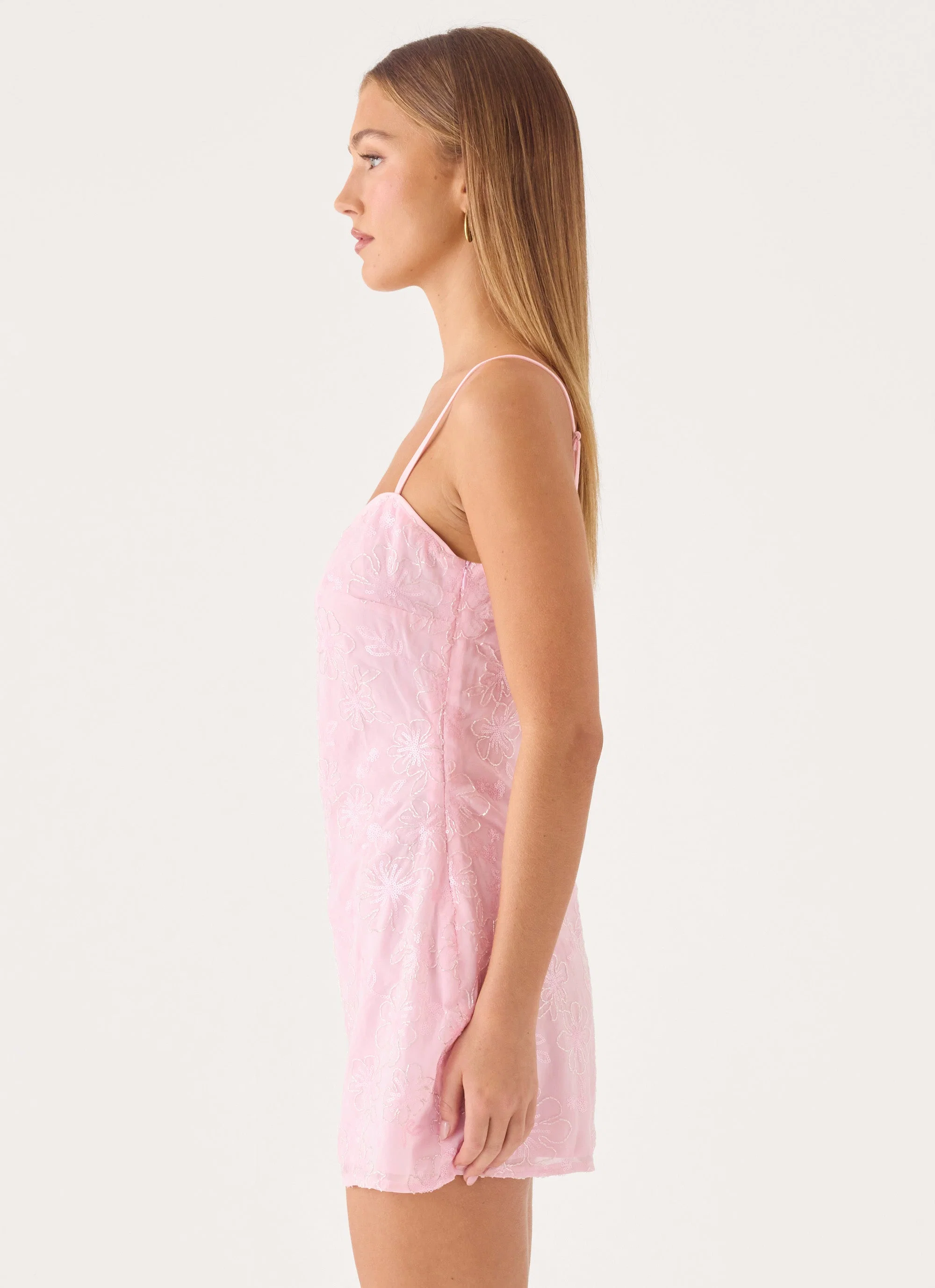Posey Mini Dress - Pink