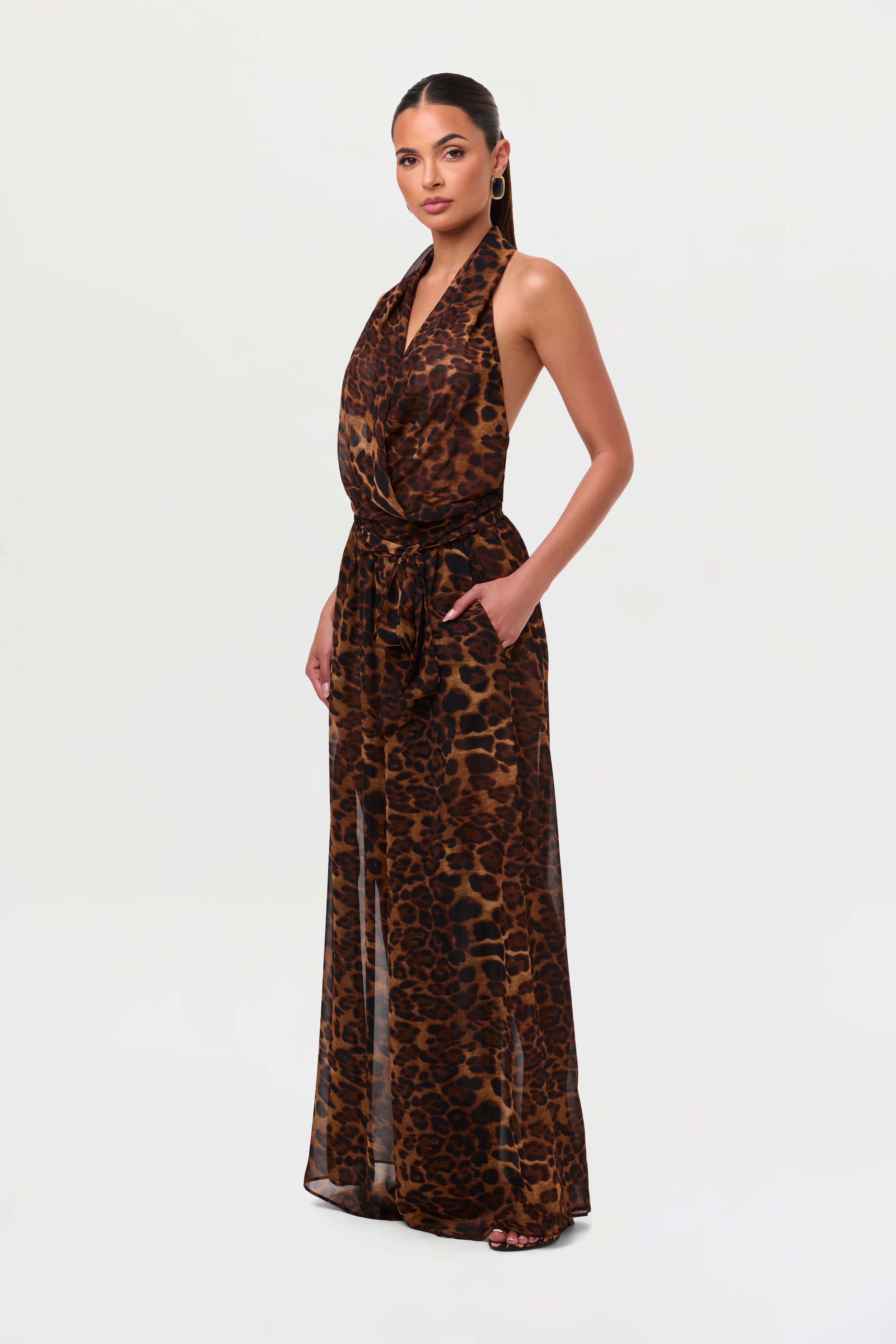 Chiffon Wide Leg Pants