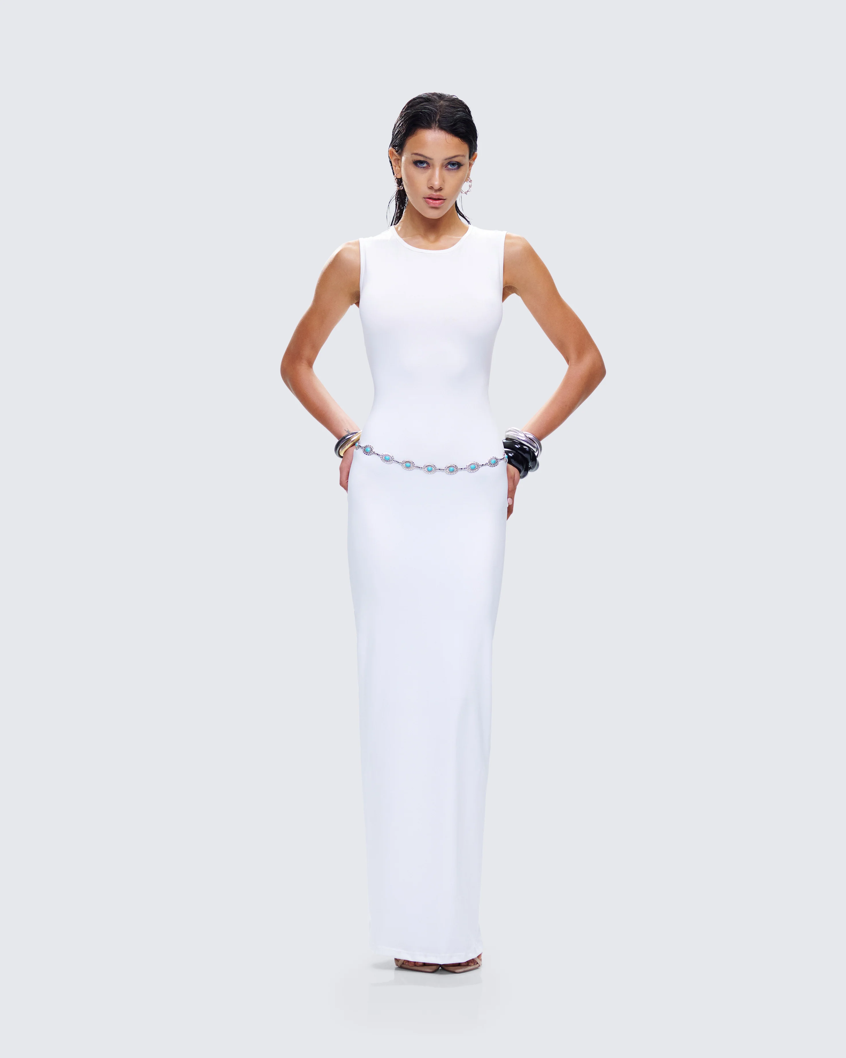 Bailey White Maxi Dress