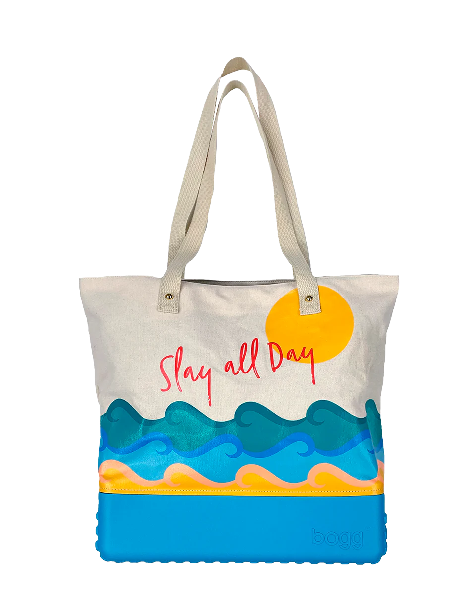 Bogg® Printed Canvas Tote - Slay All Day