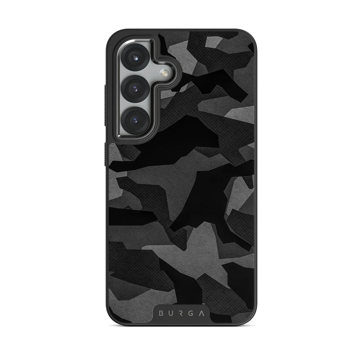 Night Black Camouflage - Samsung Galaxy S25 Plus ケース