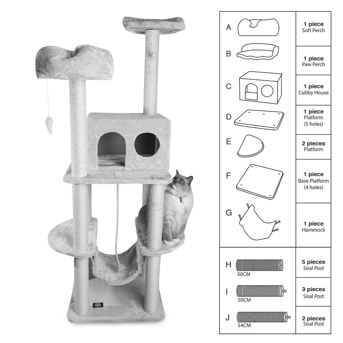 Replacement Parts For Casita Cat Tree 76