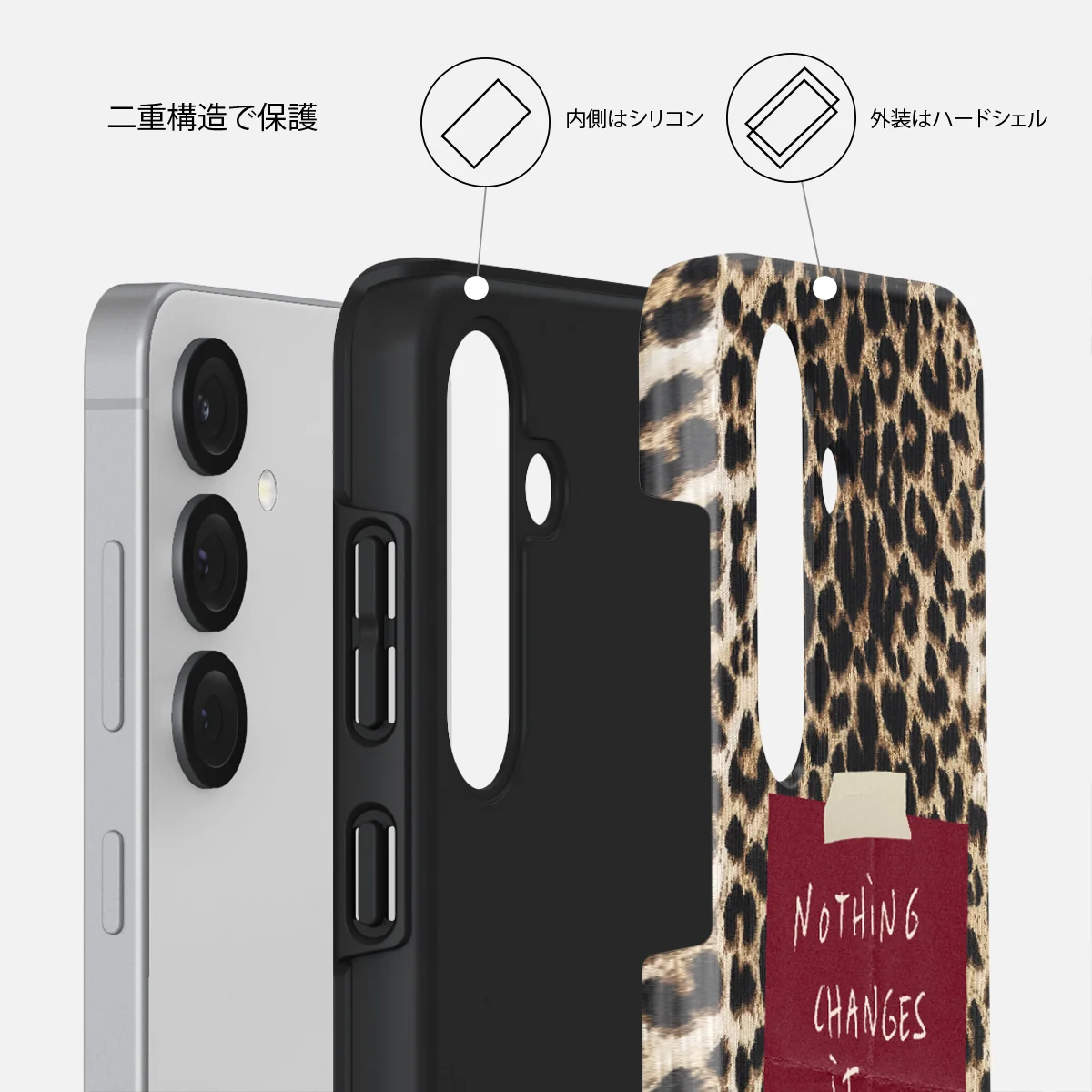 Nothing Changes - Samsung Galaxy S25 ケース