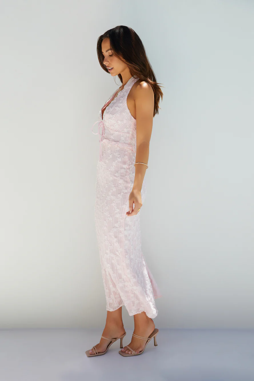 Enchanted Mist Maxi Dress Pink