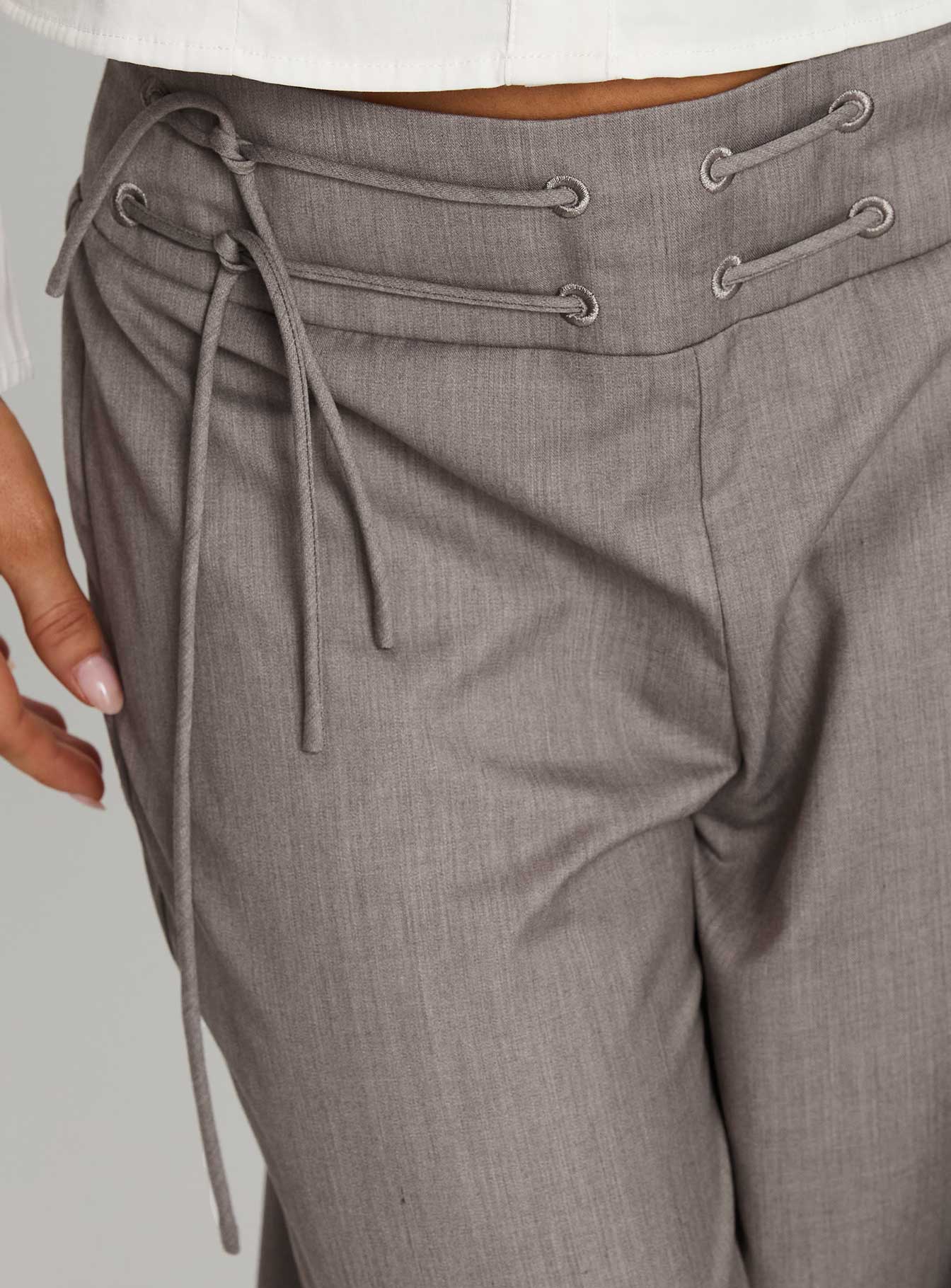 Just Have Fun Wide Leg Pant Grey