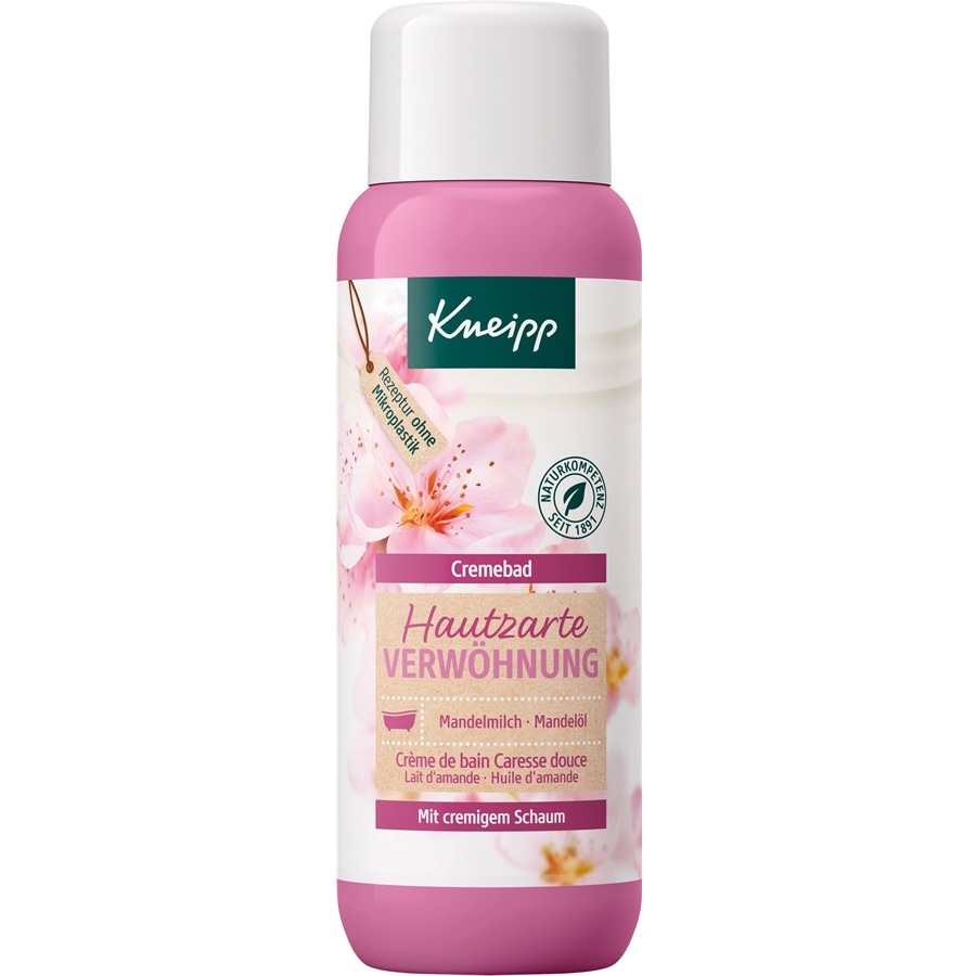 Kneipp Pianka i krem do kąpieli Kremowa kąpiel rozpieszczająca skórę