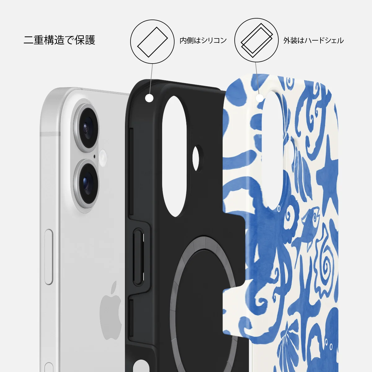Nera - iPhone 16 Plus ケース