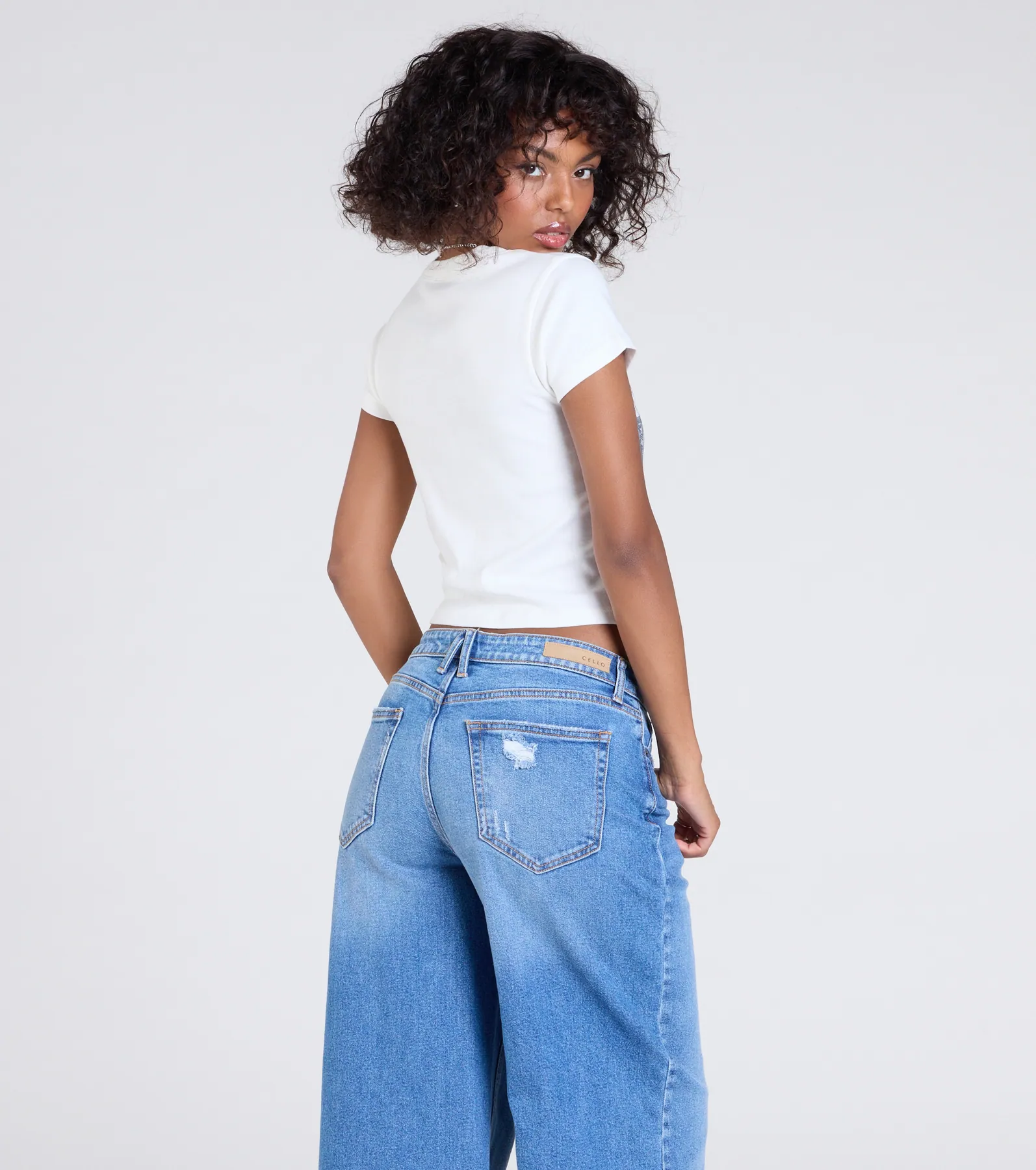 Femme Sass Lace Bra Graphic Tee