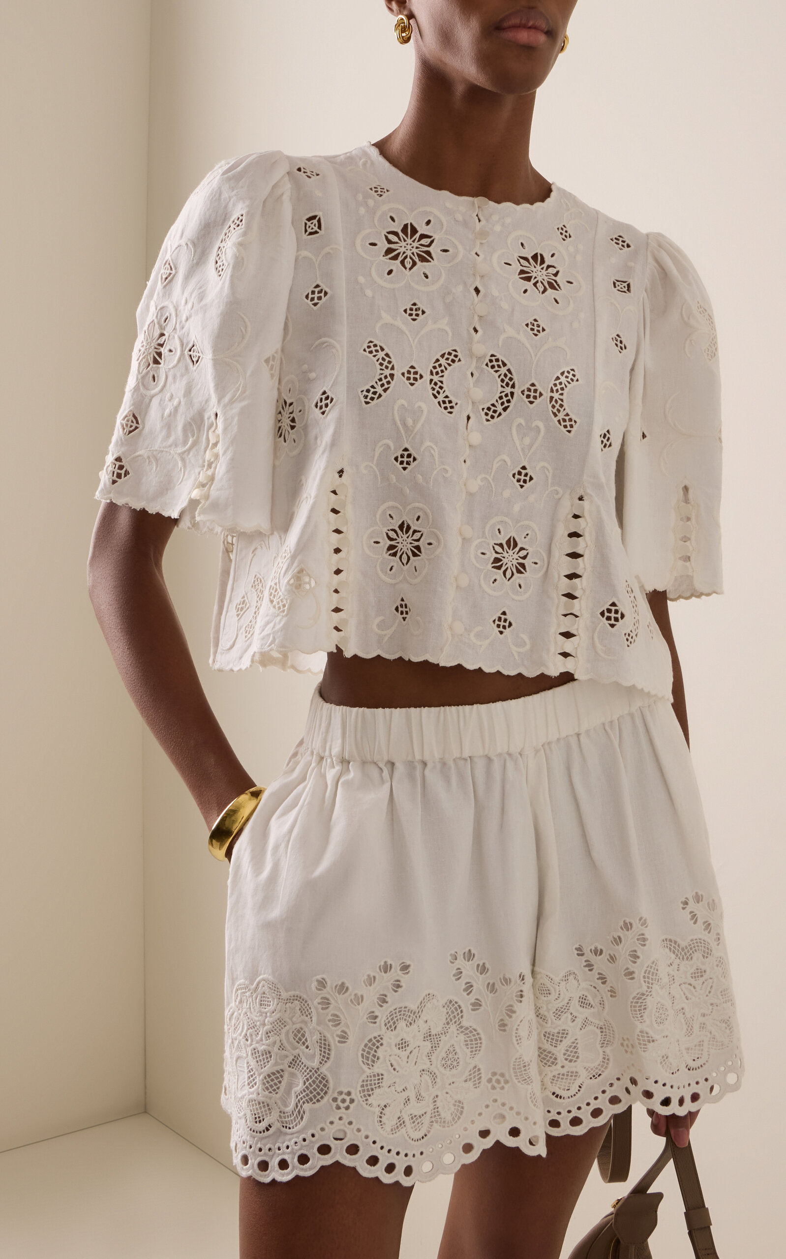 Sea Gardener Embroidered Top