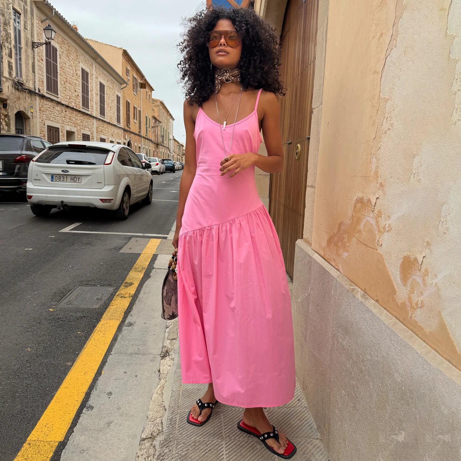Pink Strappy Nova Dress