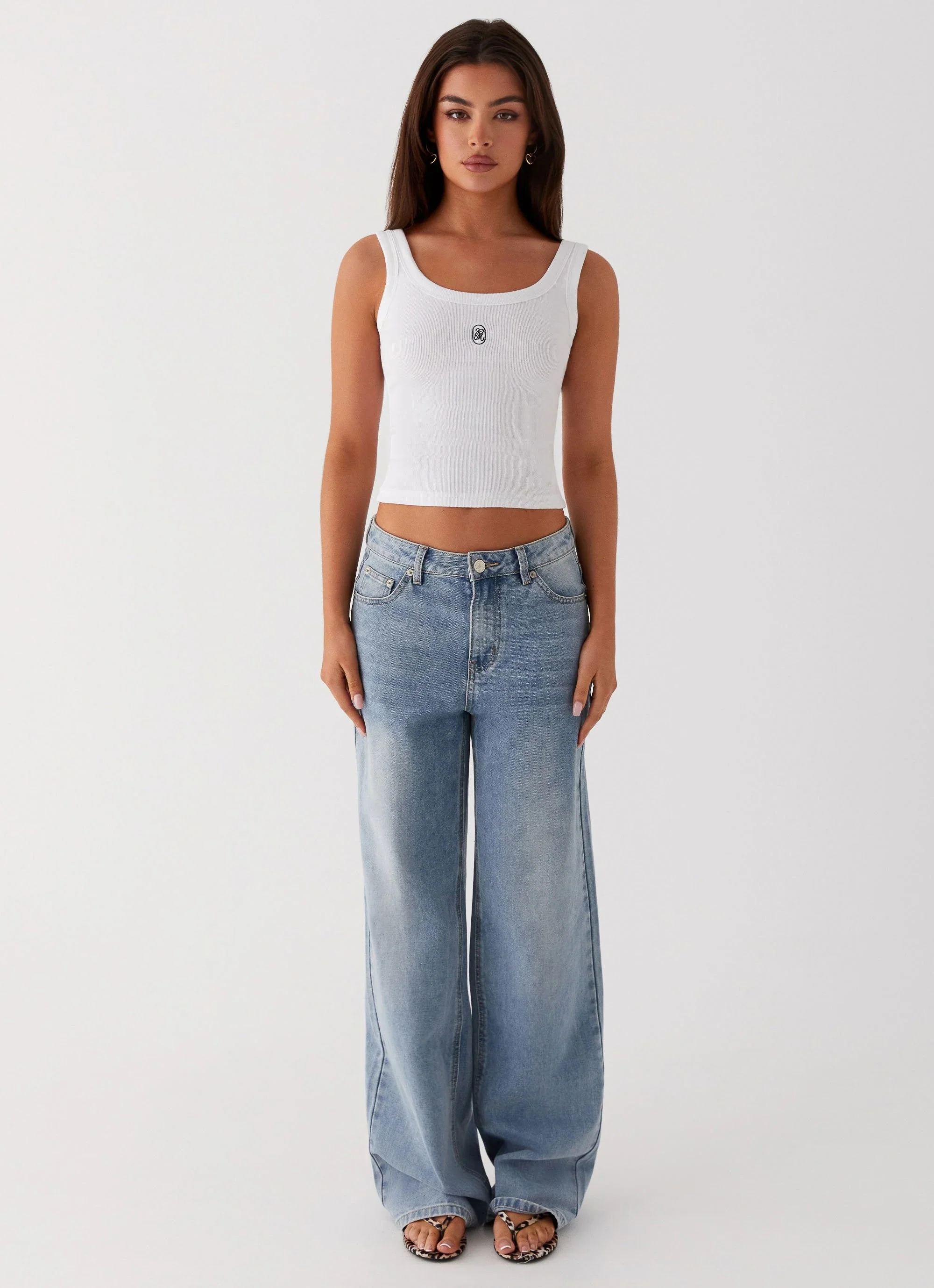 Signature Tank Top - Plain White