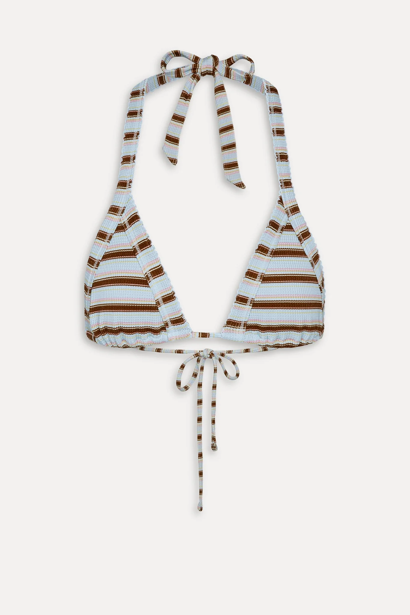 Taite Triangle Striped Bikini Top - Verona Stripe