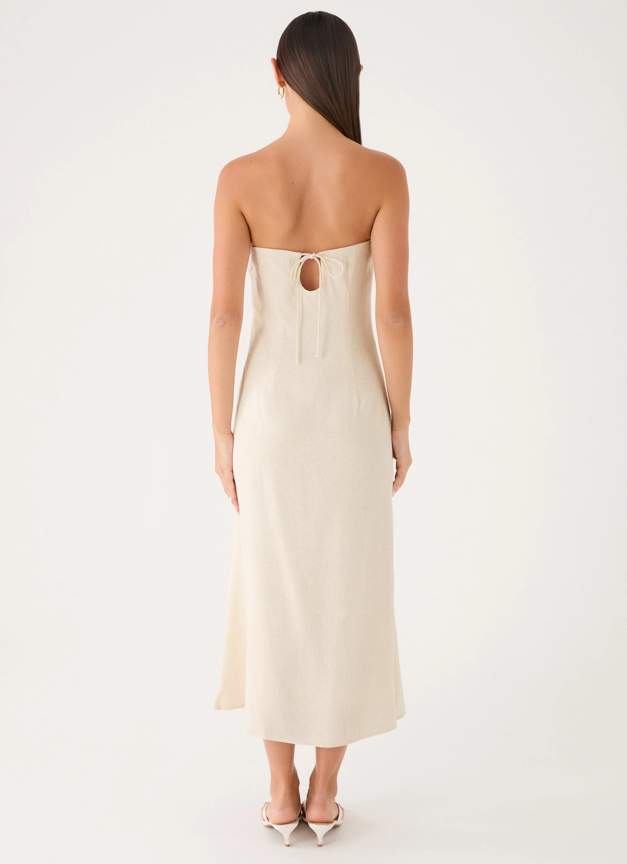 Sun Searching Midi Dress - Oatmeal