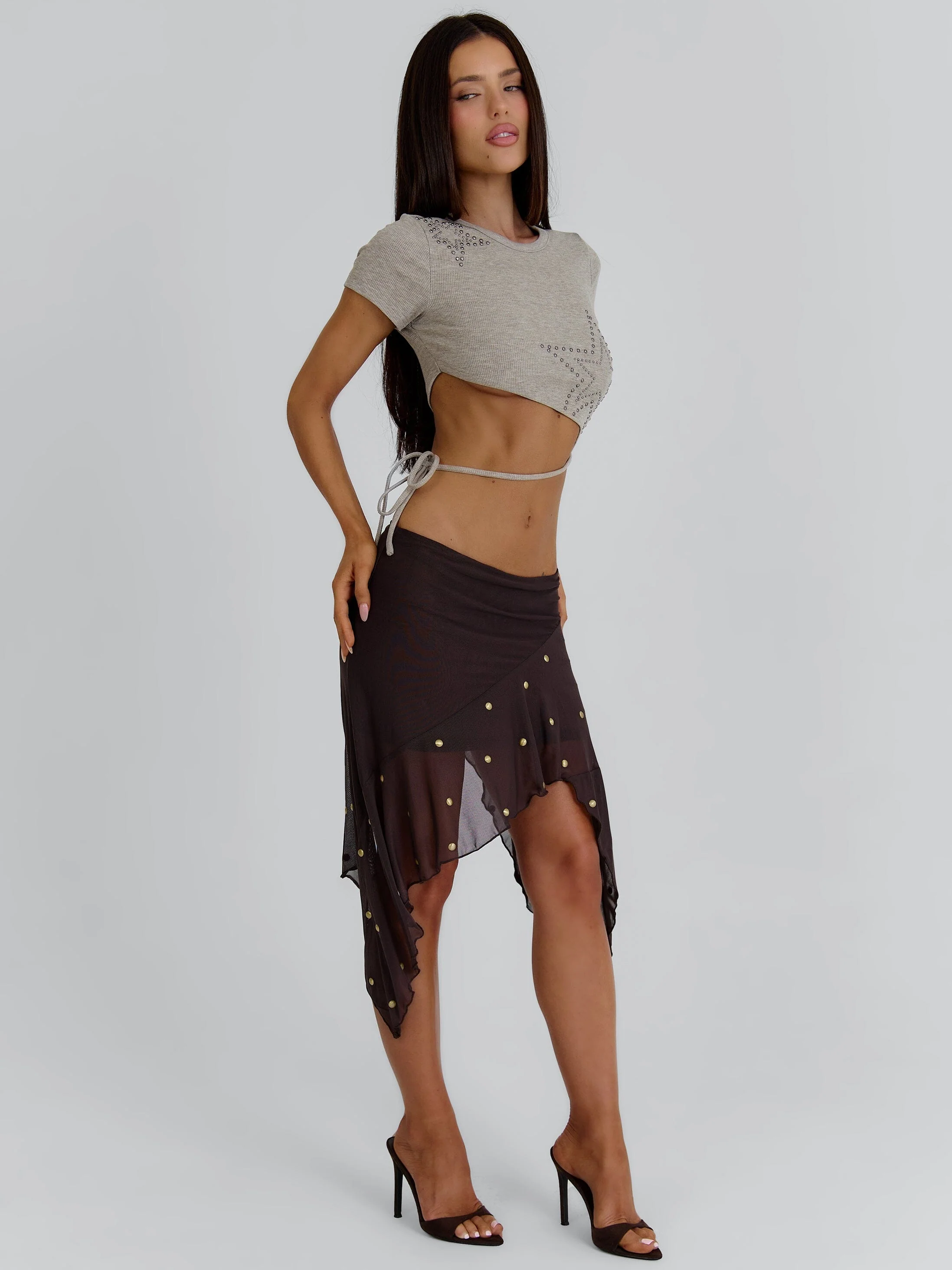 KEIRAH TEE GREY MARLE
