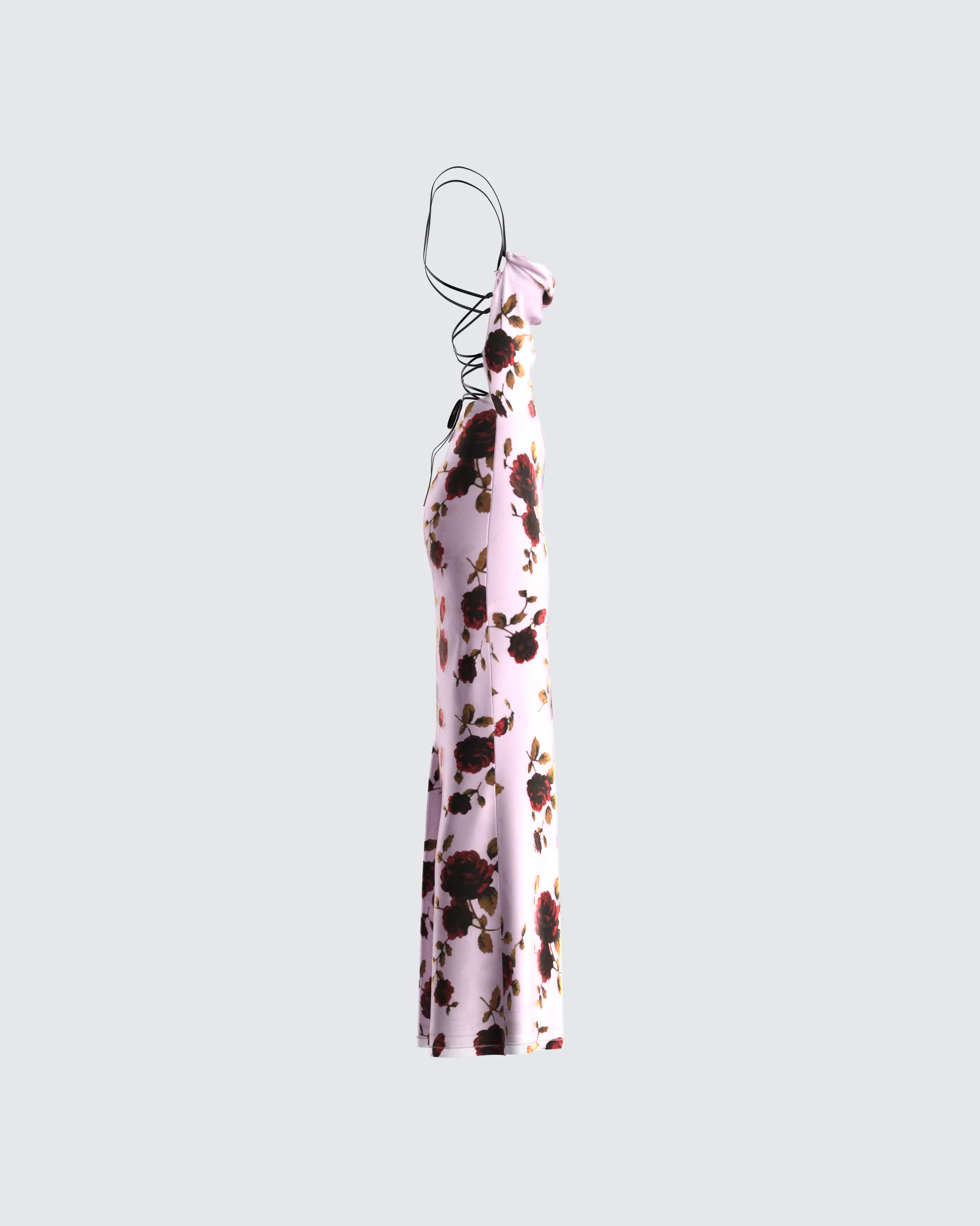 Lara Floral Velvet Burnout Dress