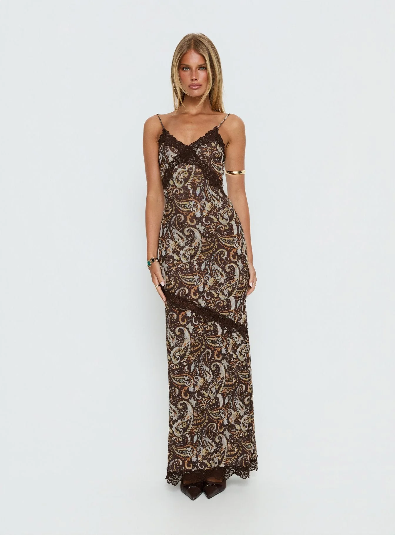 Musico Lace Maxi Dress Paisley