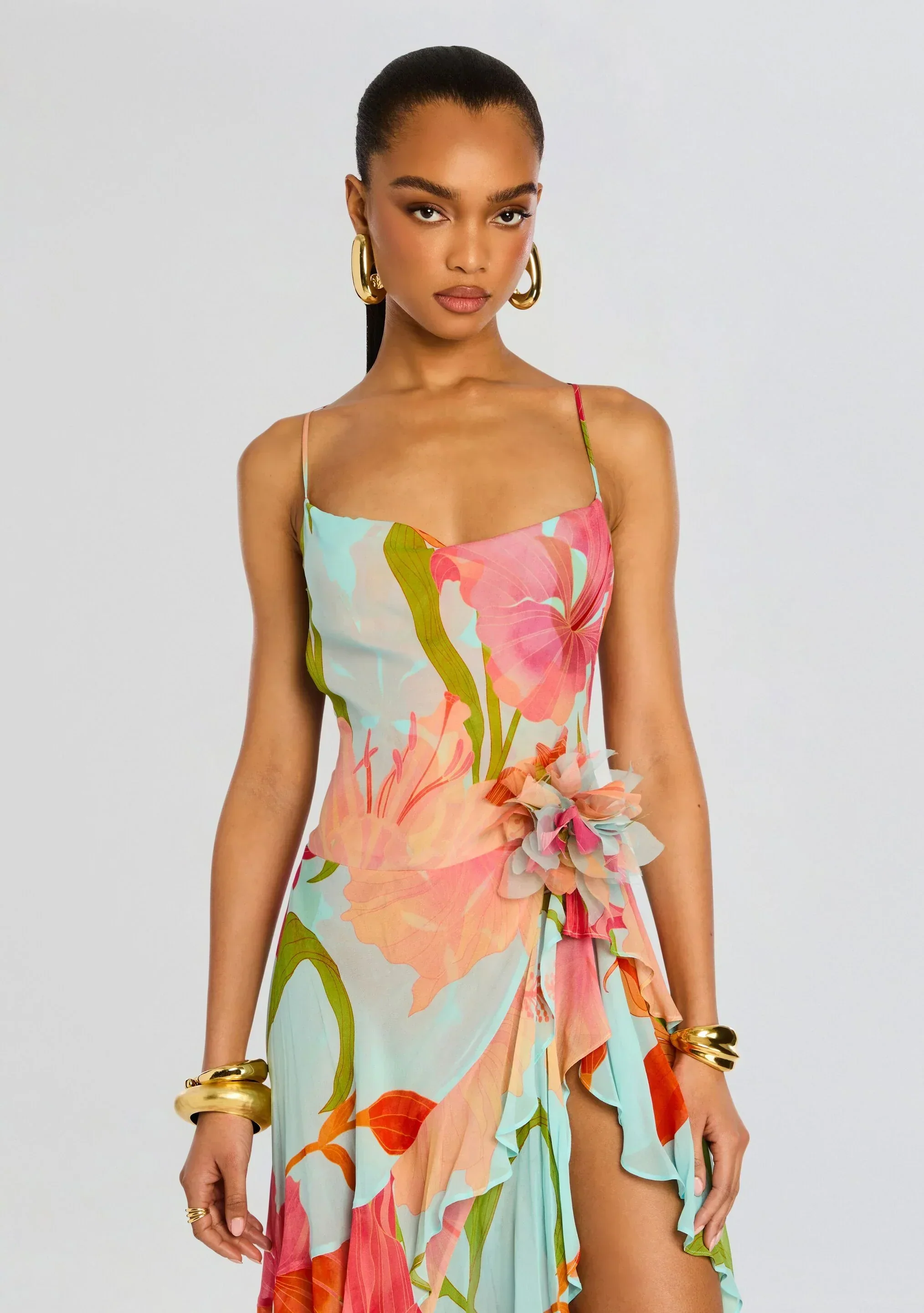Samara Silk Chiffon Dress - luluinthesky