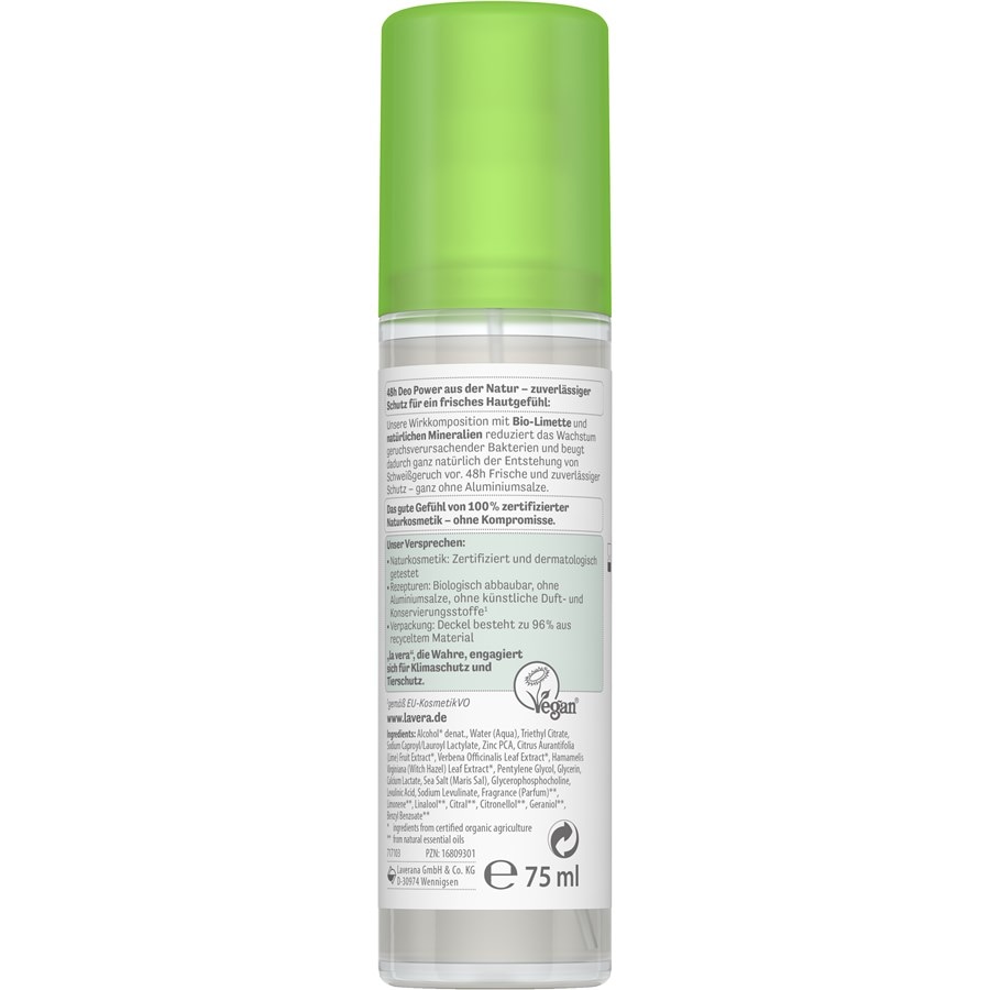 Lavera Dezodoranty Deodorant Spray Natural & Refresh