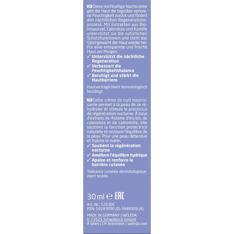 WELEDA Night Care Nocna pielęgnacja Iris