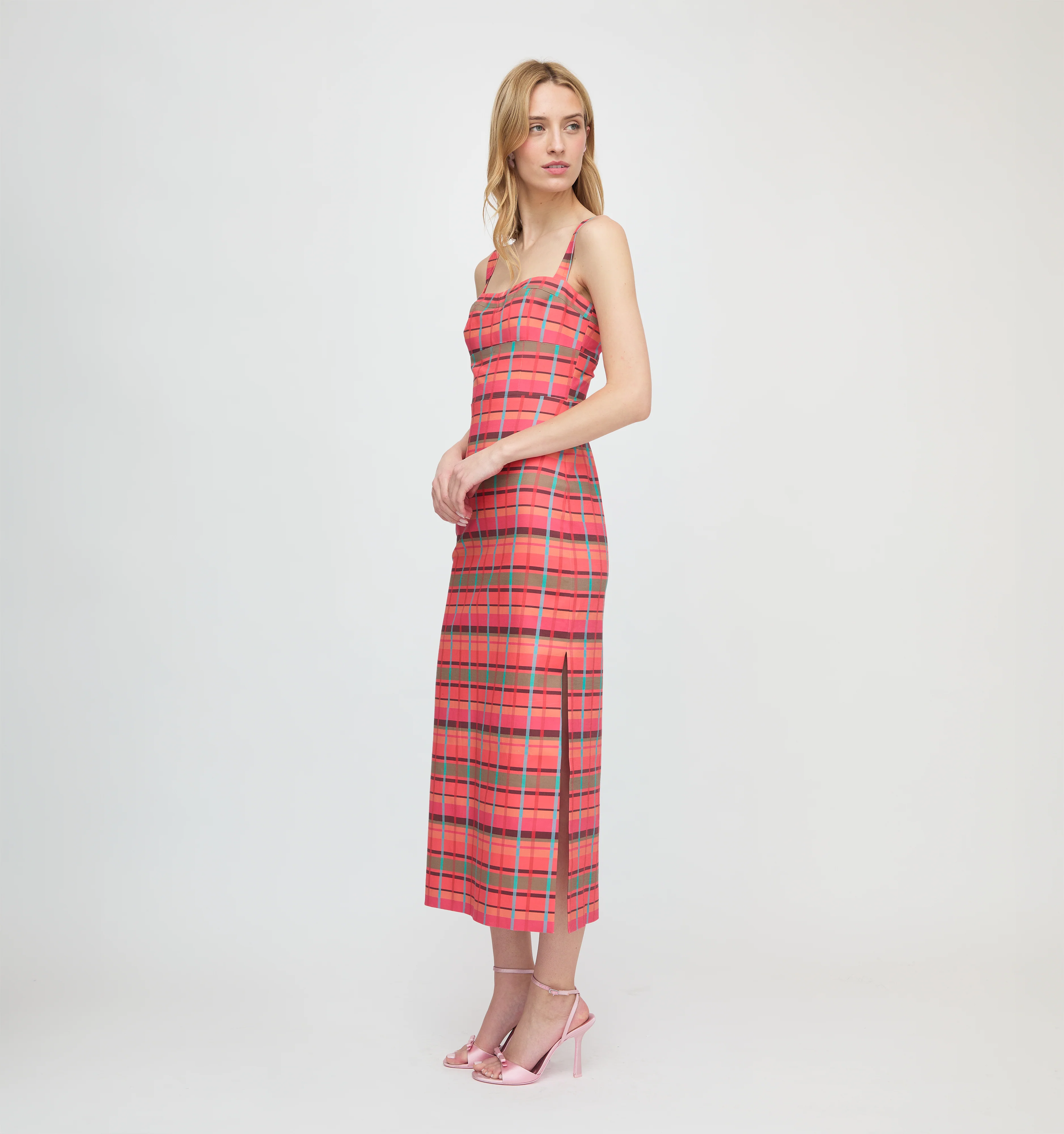 The Agnes Dress - Sunset Gingham