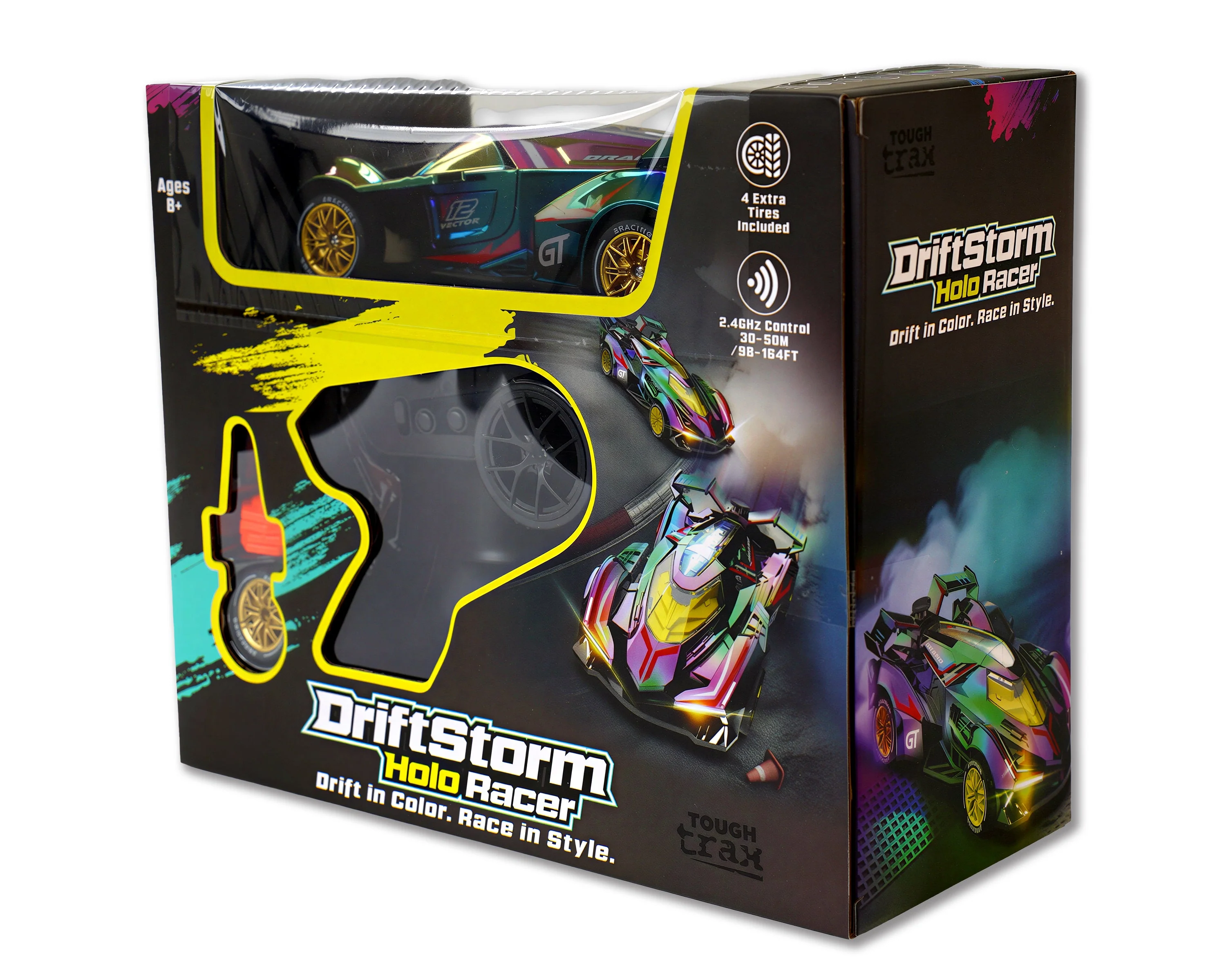 Tough Trax DriftStorm Holo Racer Holographic Drifting Remote Control Stunt Car