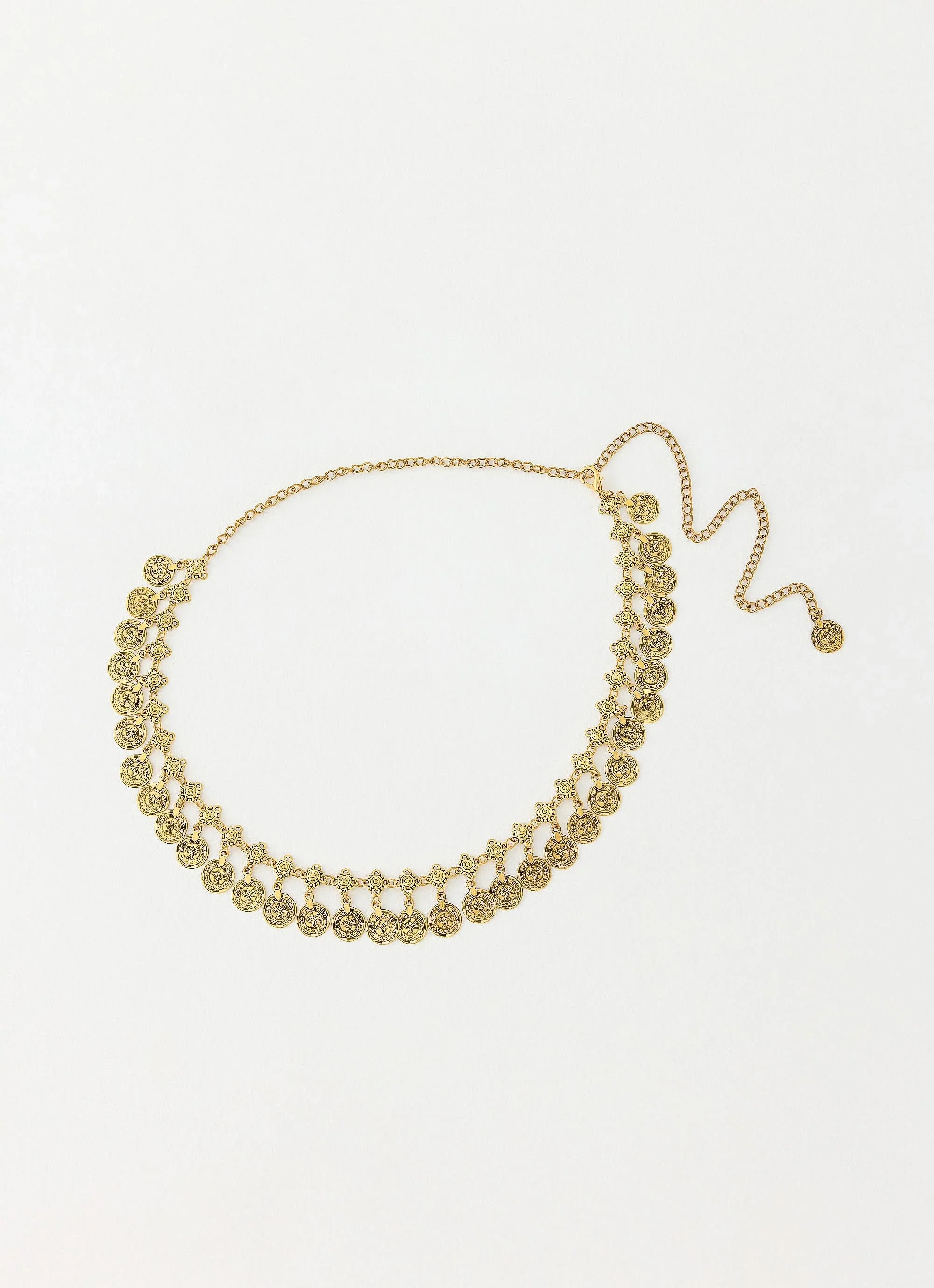 Feel Your Aura Belt - Gold