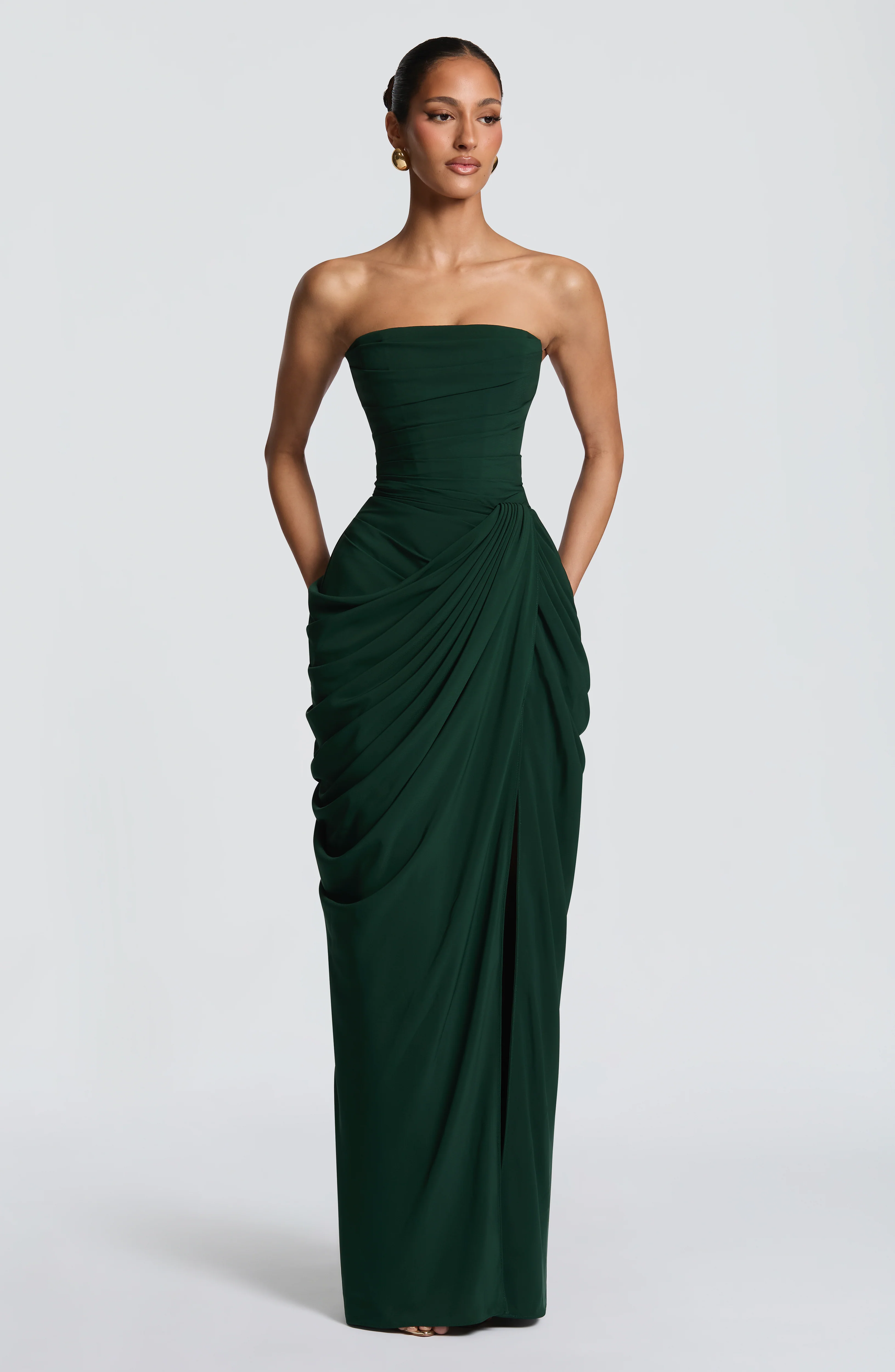 Cyra Maxi Dress - Emerald