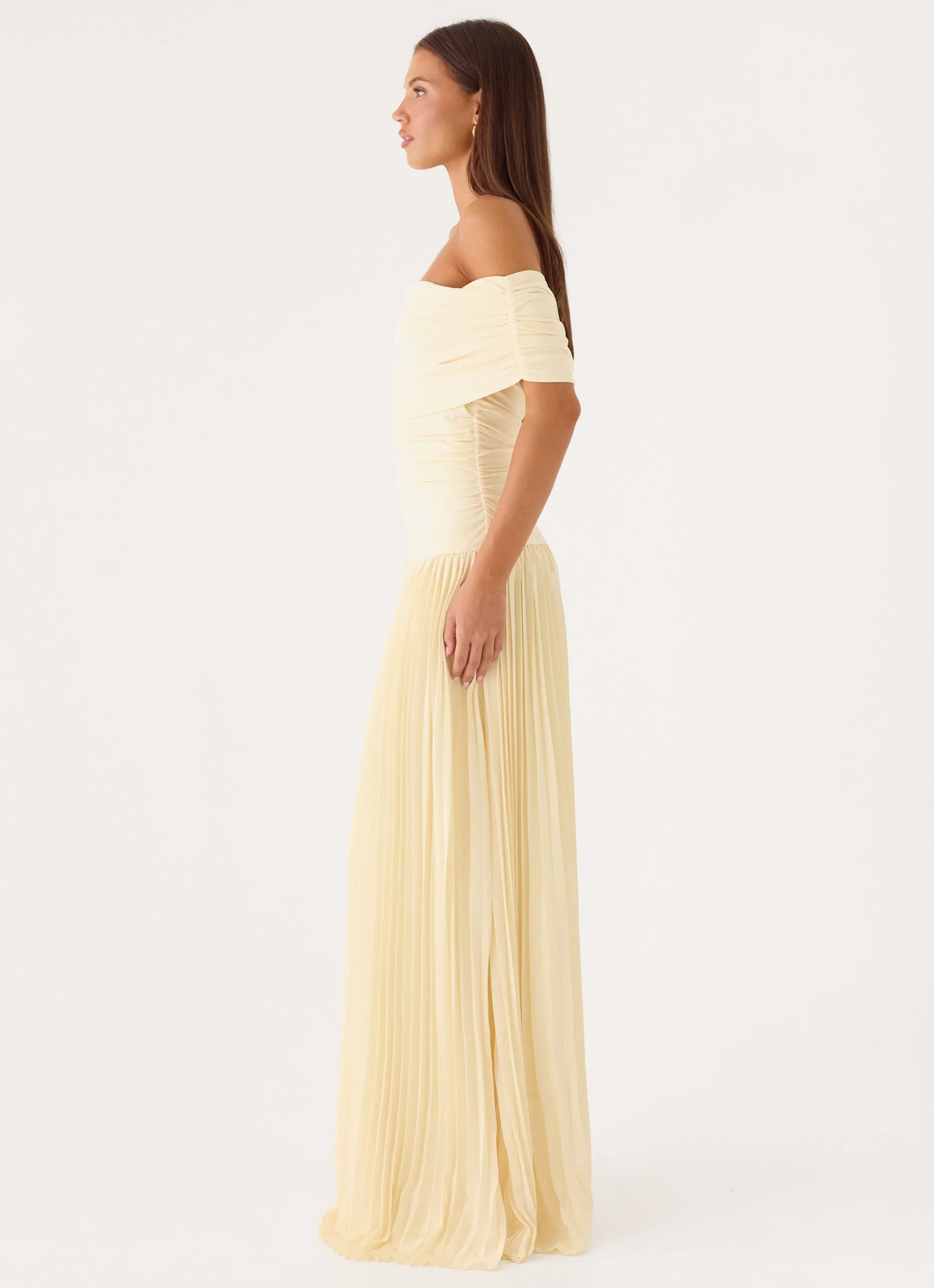 Harvest Sky Maxi Dress - Baby Yellow