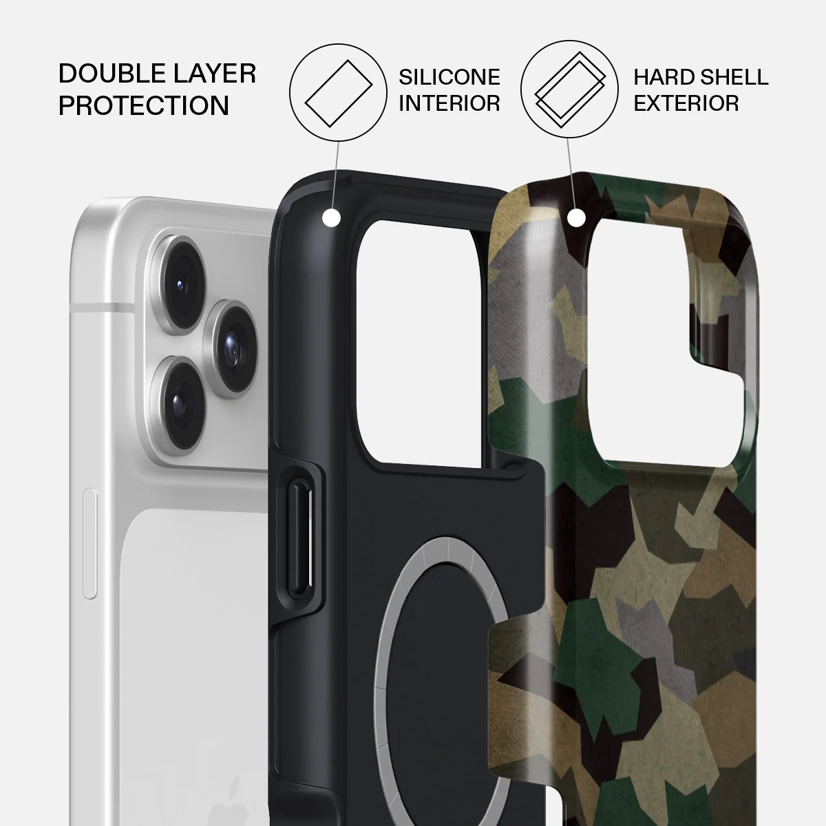 Tropical Green Camo - iPhone 17 Pro ケース