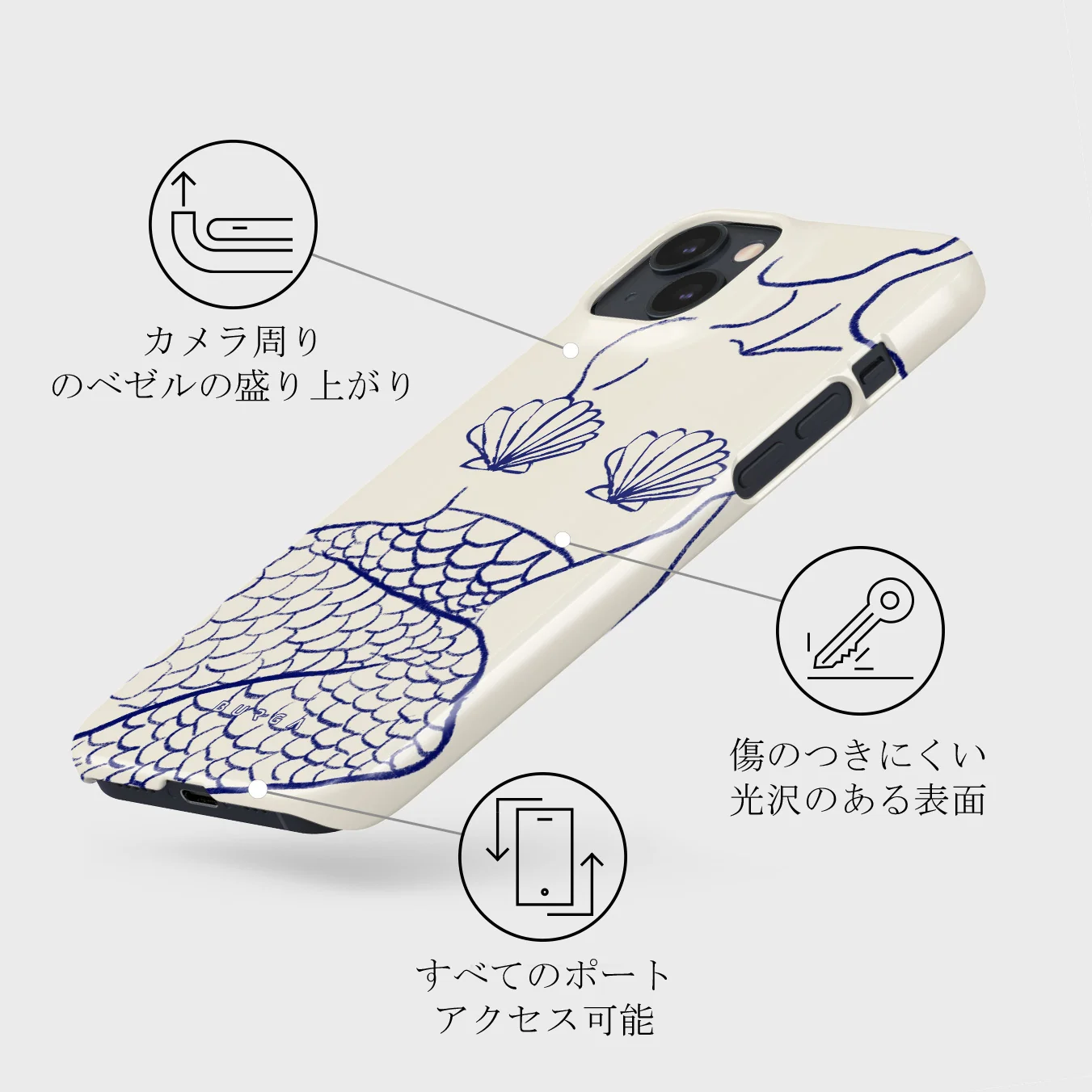 Marine Muse - iPhone 13 Mini ケース