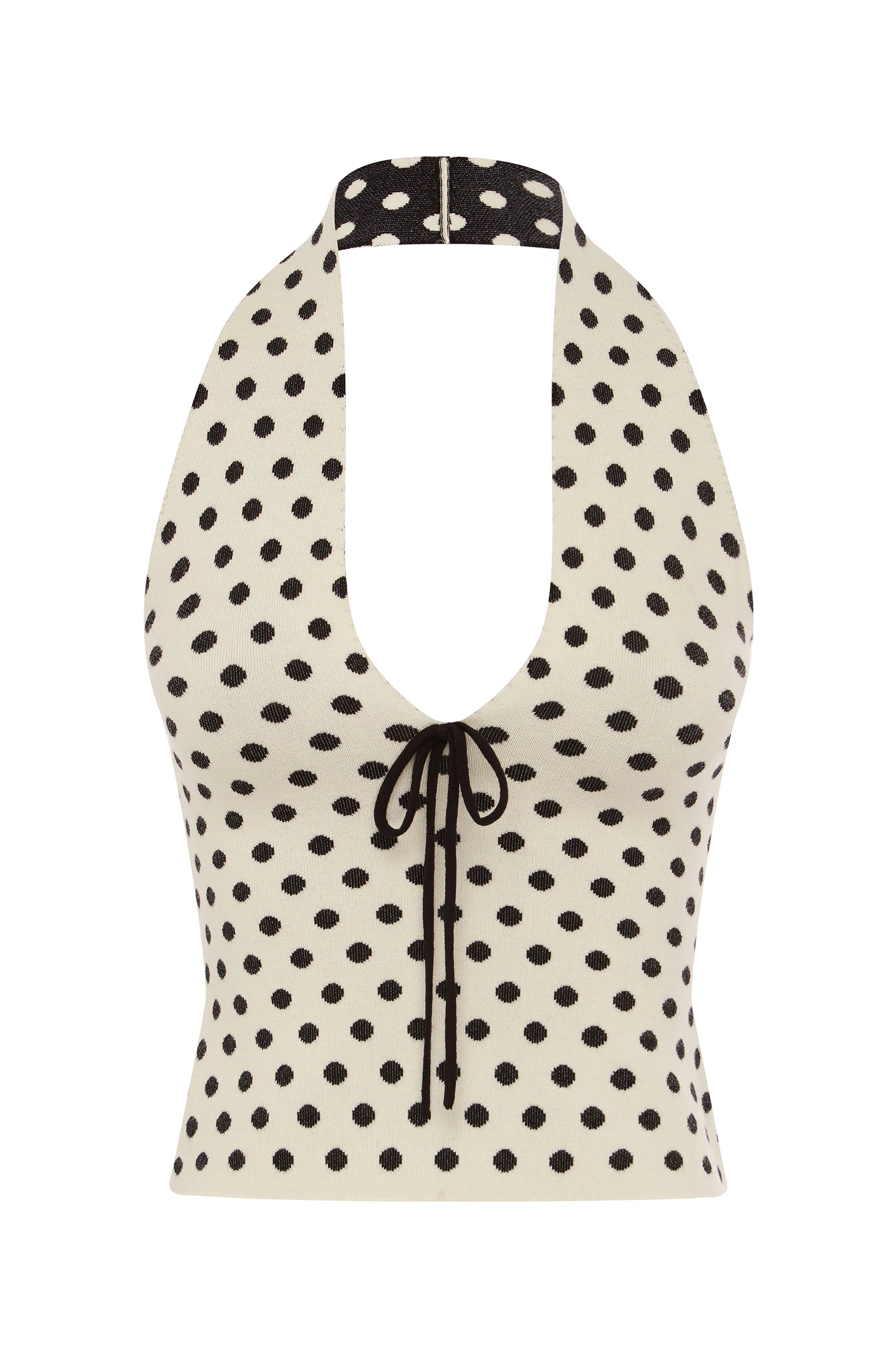 Dottie Top | Black / White Dot