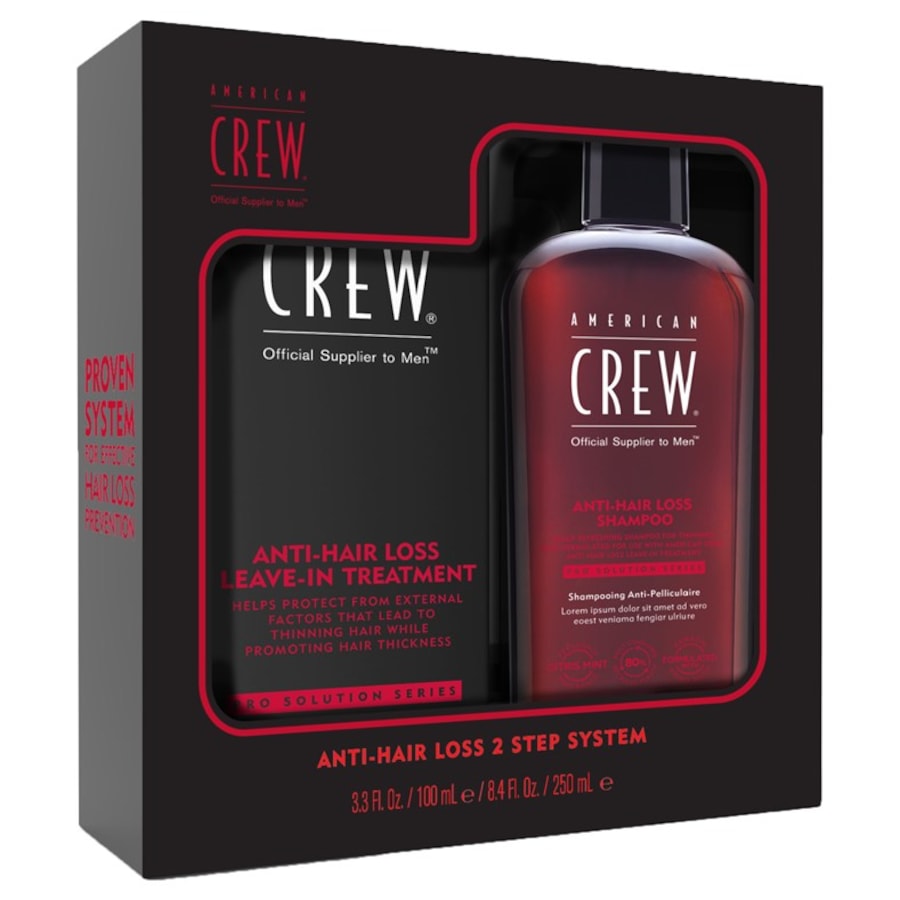 American Crew Pielęgnacja włosów i ciała 2-etapowy system przeciw wypadaniu włosów