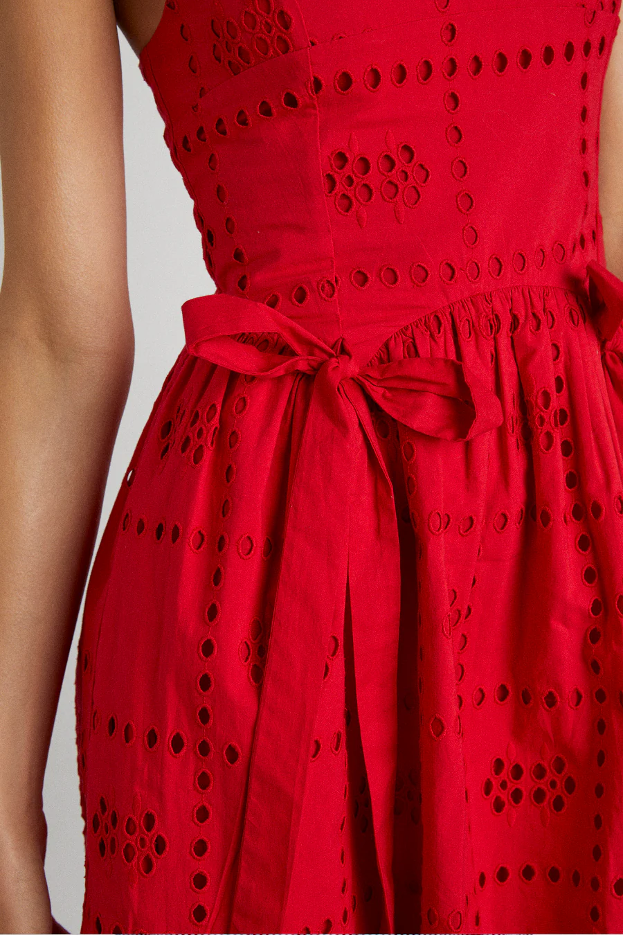 penelope mini - red broderie - luluinthesky