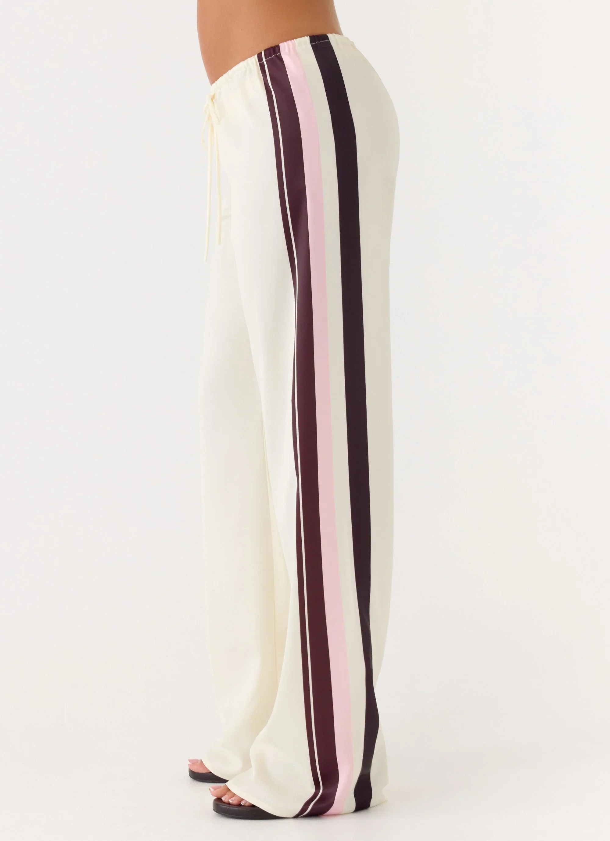 Deacon Low Rise Pants - Bloom Stripe