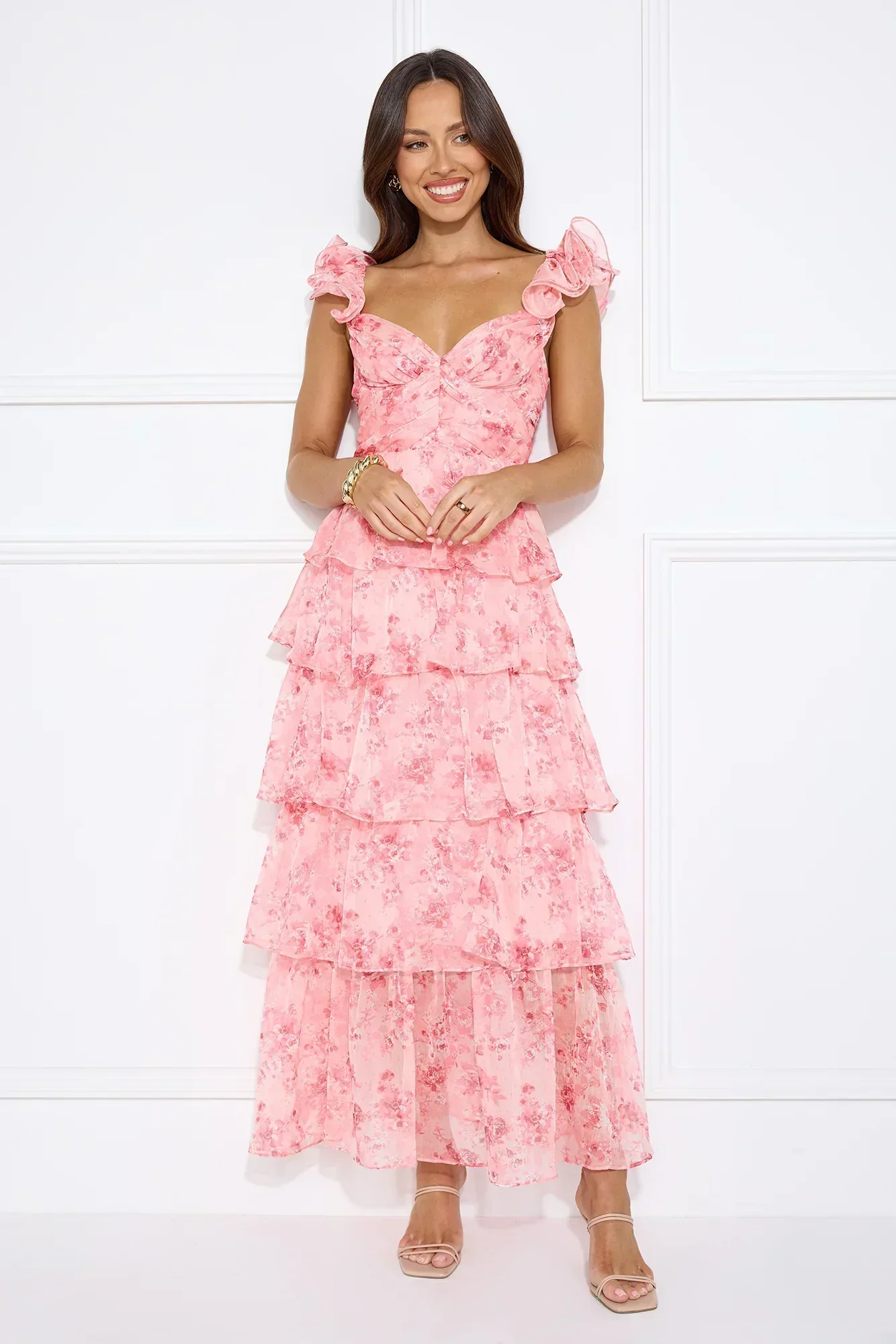 Sunbeam Soiree Maxi Dress Pink