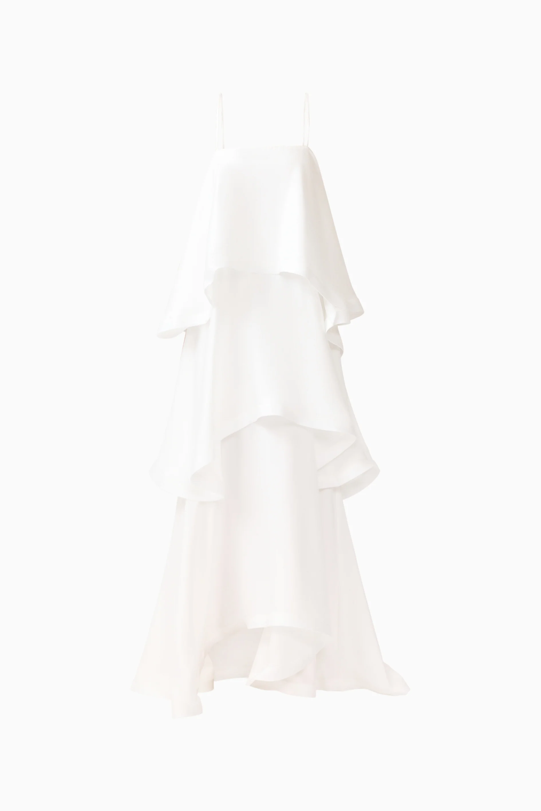 Tilly Tiered Maxi Dress in White