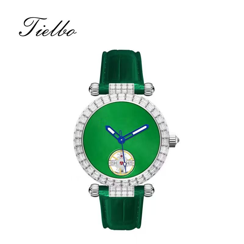 Auspicious Jade Watch – Automatic, Jade Dial, 38mm T868L