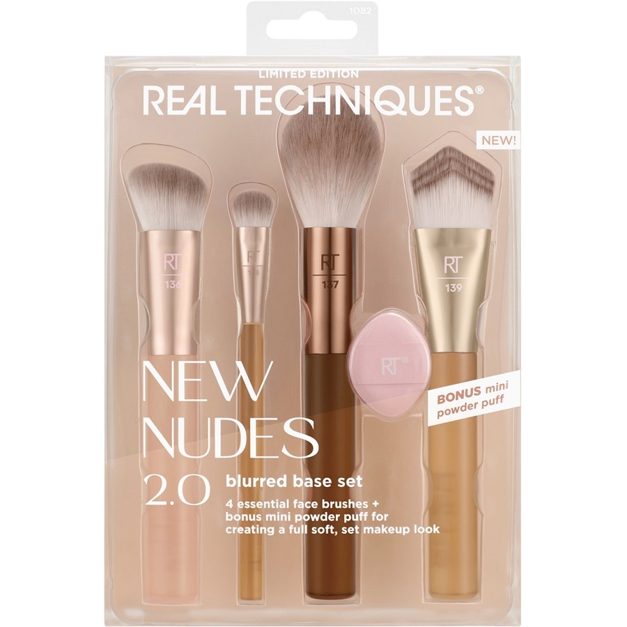 Real Techniques Brush Sets New Nudes 2.0 Blurred Base Set